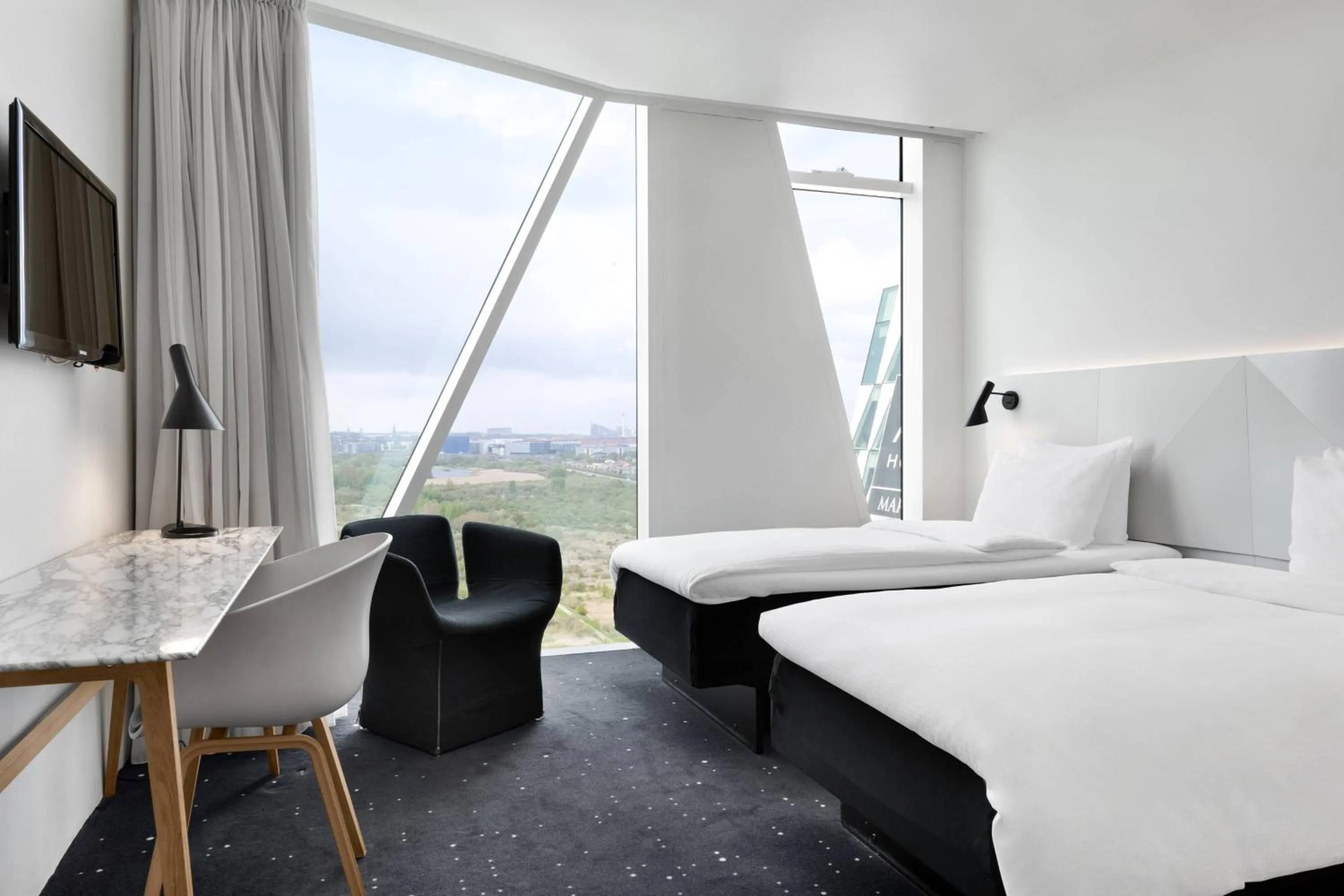 Photo of the whole room, Bed in AC Hotel by Marriott Bella Sky Copenhagen