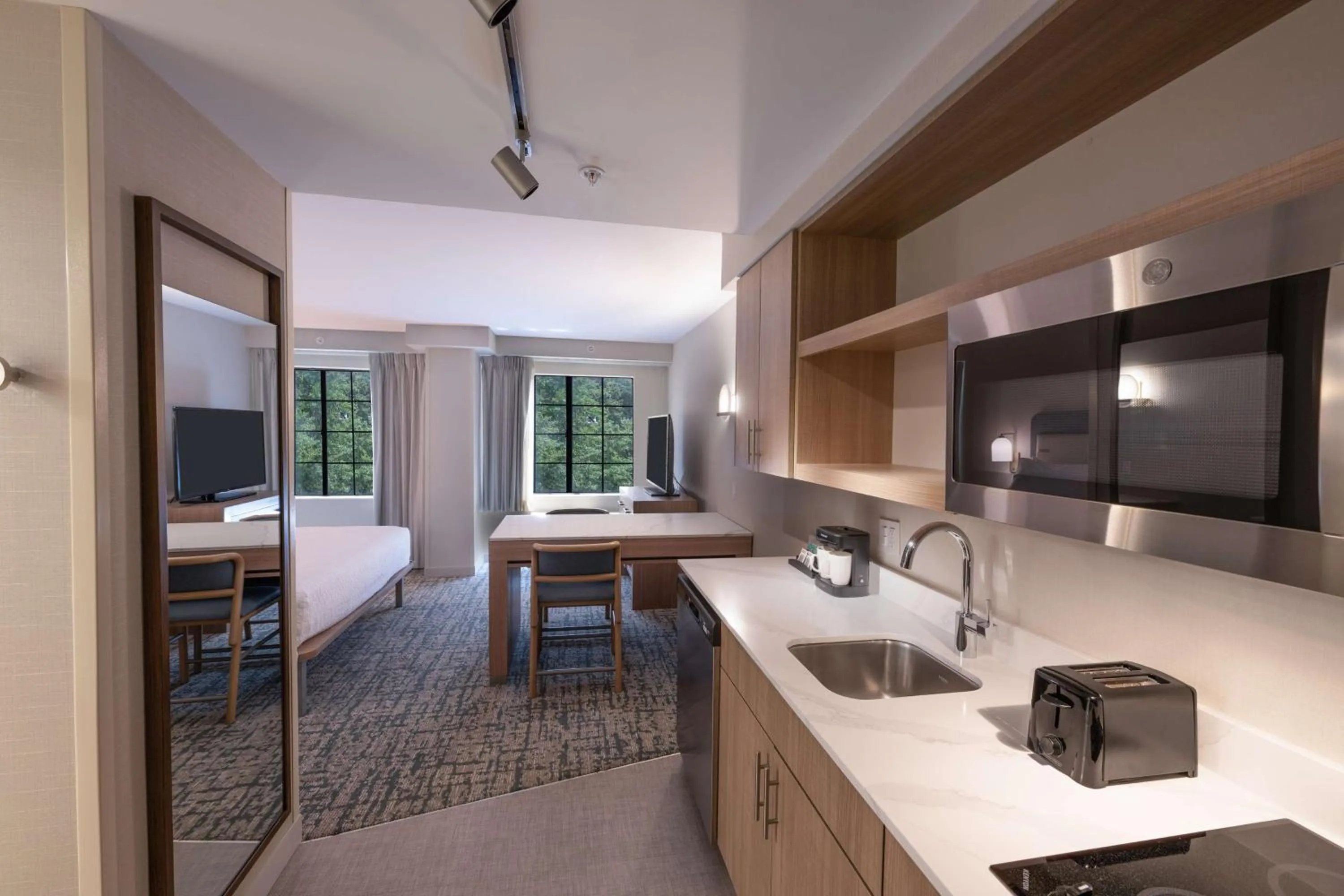 Kitchen or kitchenette in Homewood Suites by Hilton Atlanta Buckhead Pharr Road
