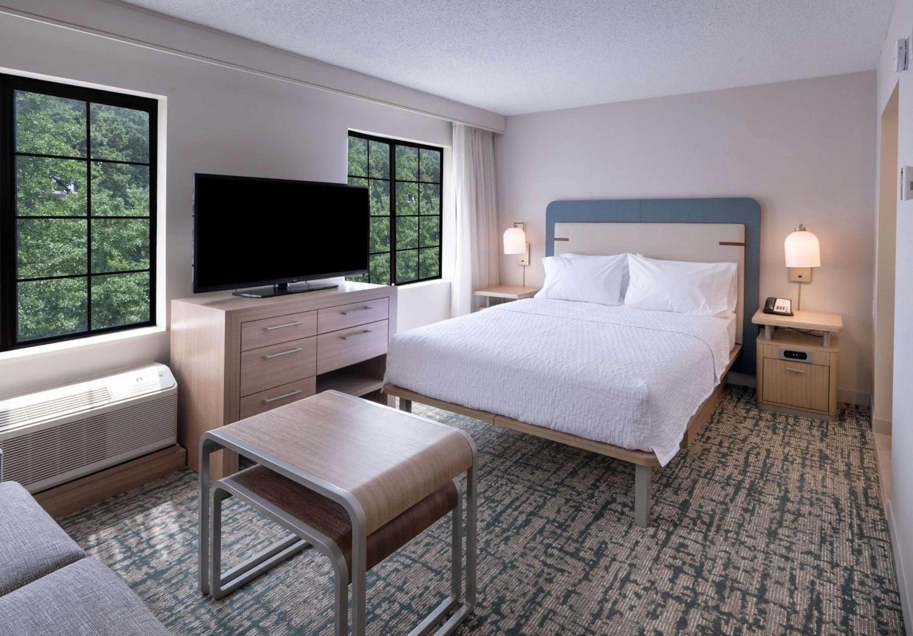 Bed in Homewood Suites by Hilton Atlanta Buckhead Pharr Road
