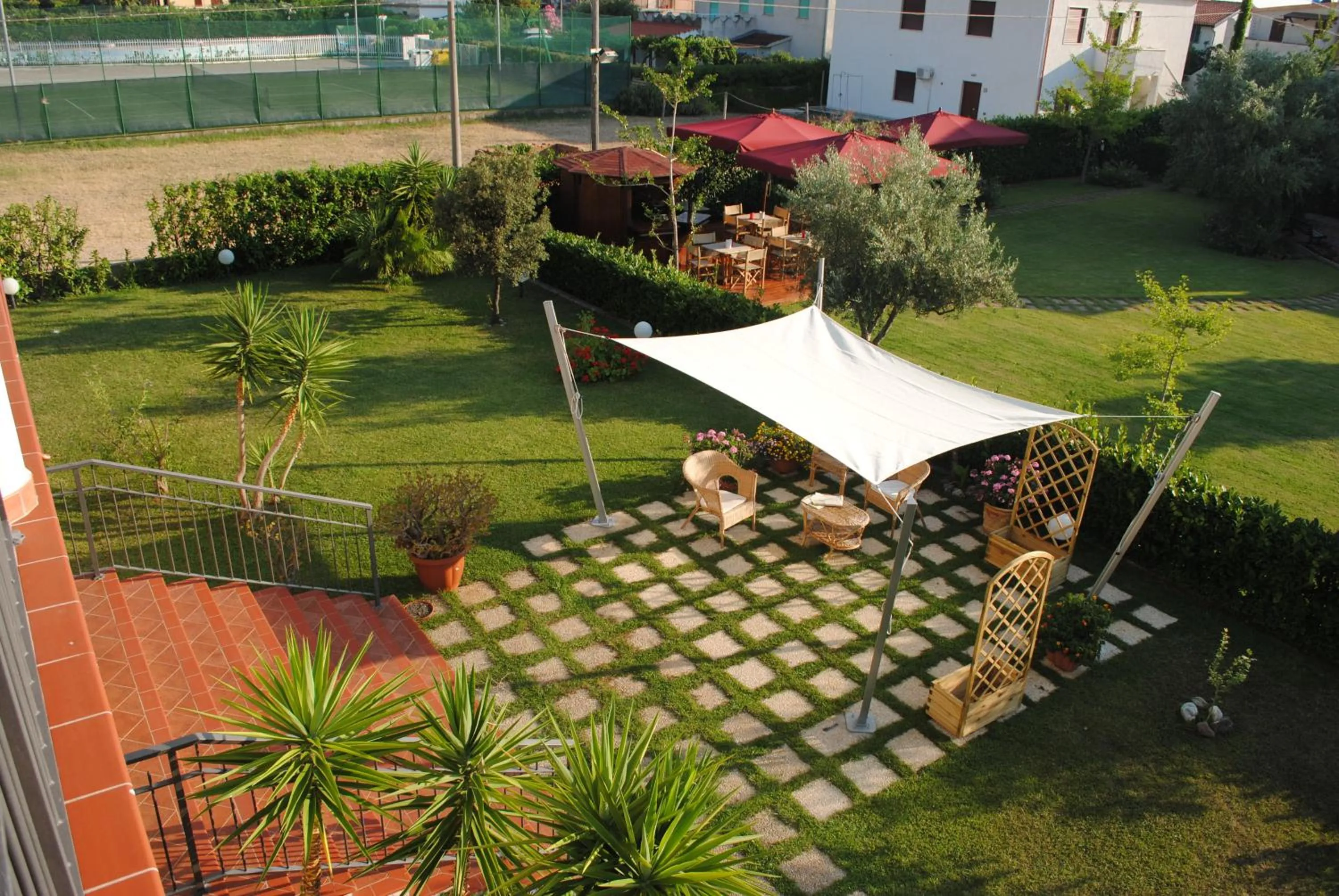 Garden view in Larus Hotel