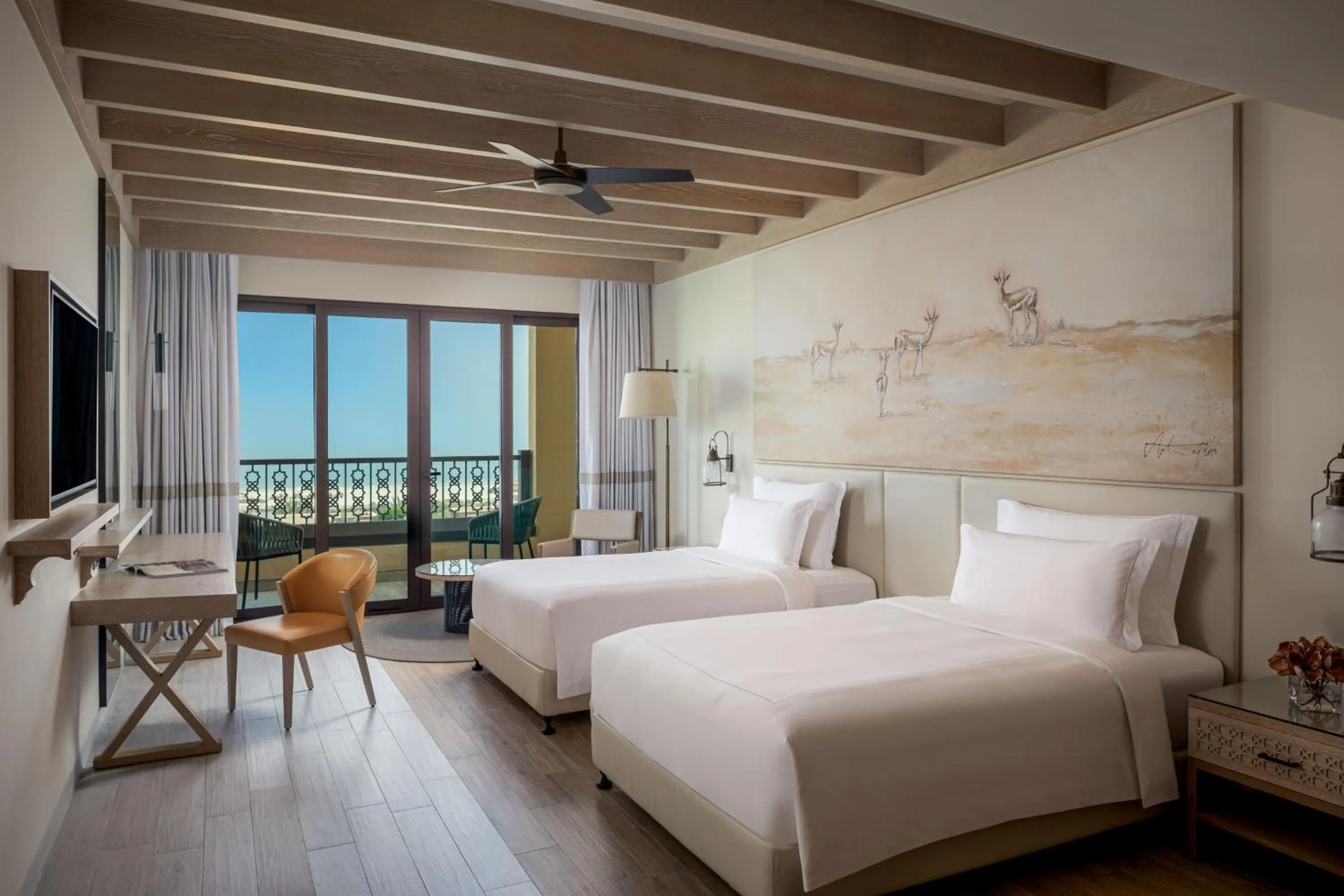 Bedroom, Bed in Saadiyat Rotana Resort and Villas