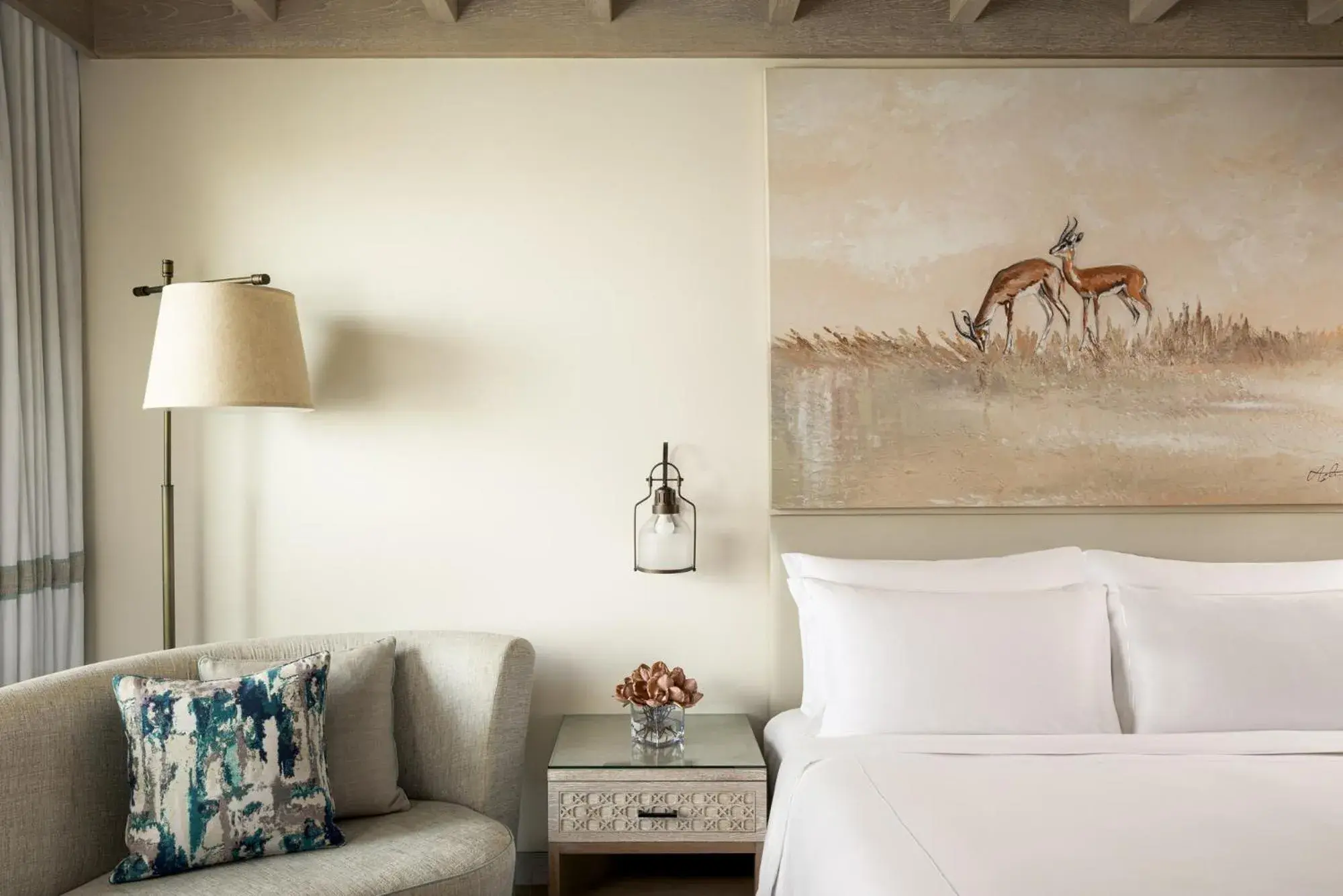 Bed in Saadiyat Rotana Resort and Villas Bed in Saadiyat Rotana Resort and Villas