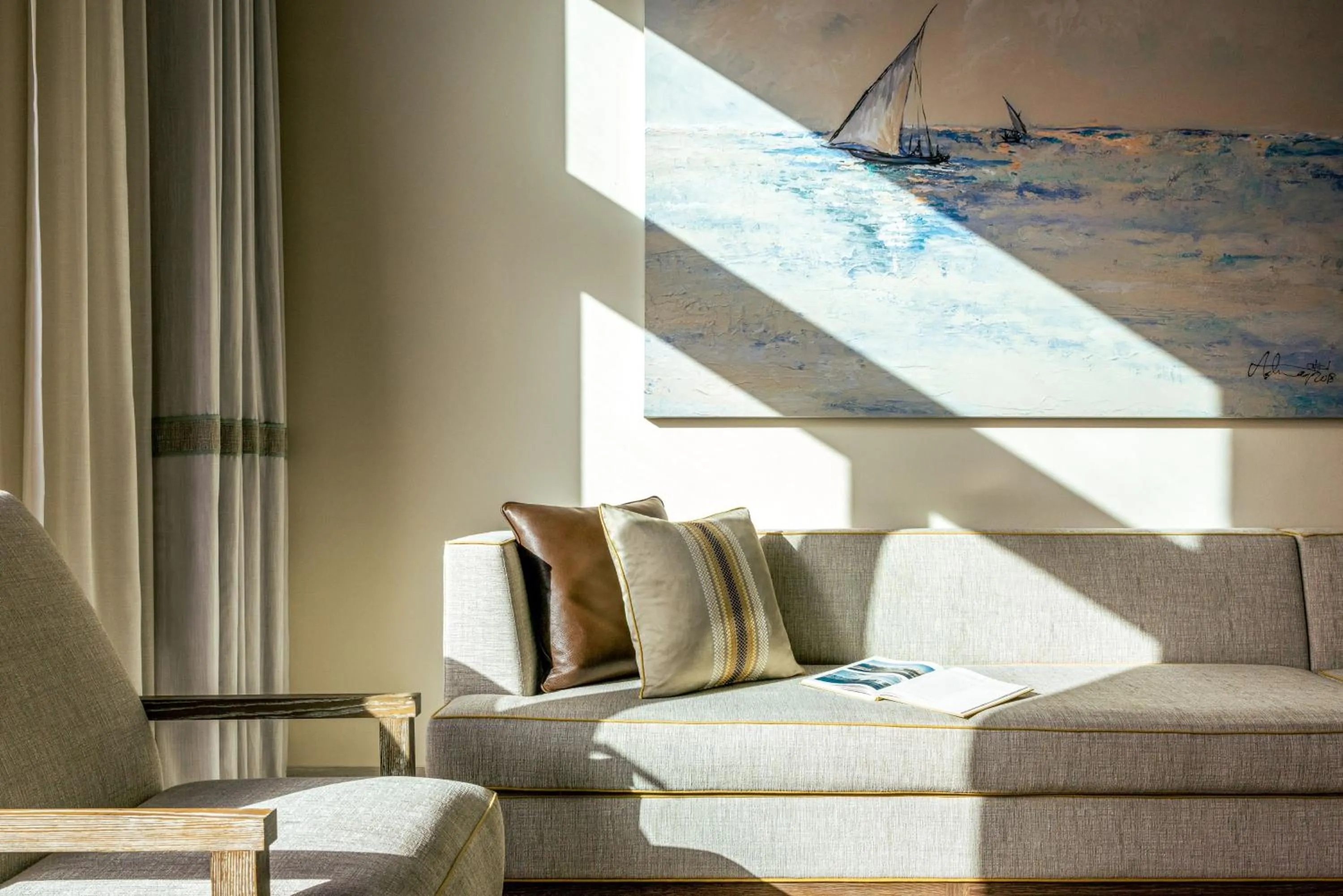 Seating area in Saadiyat Rotana Resort and Villas