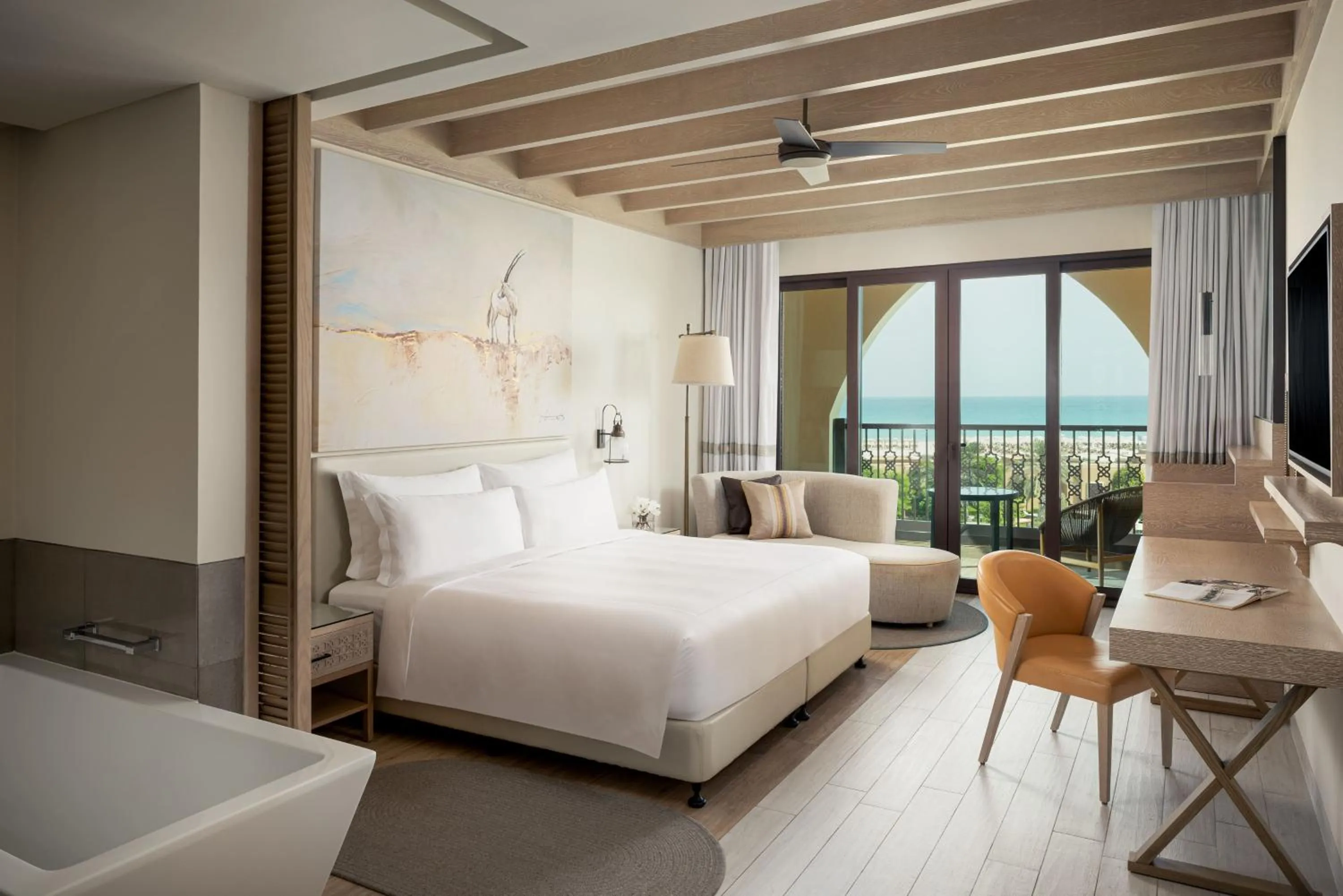 Bedroom, Bed in Saadiyat Rotana Resort and Villas