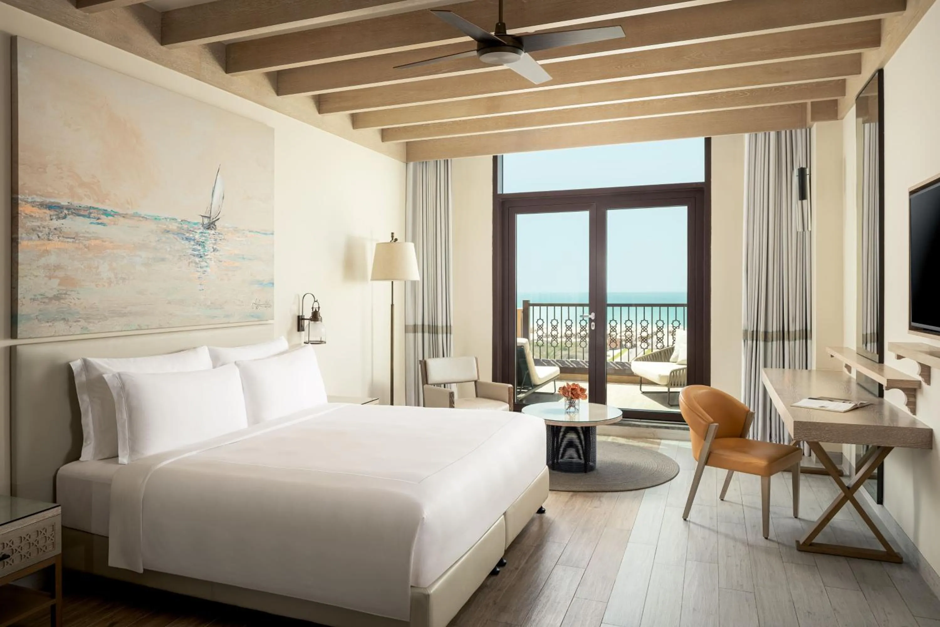 Bedroom, Bed in Saadiyat Rotana Resort and Villas