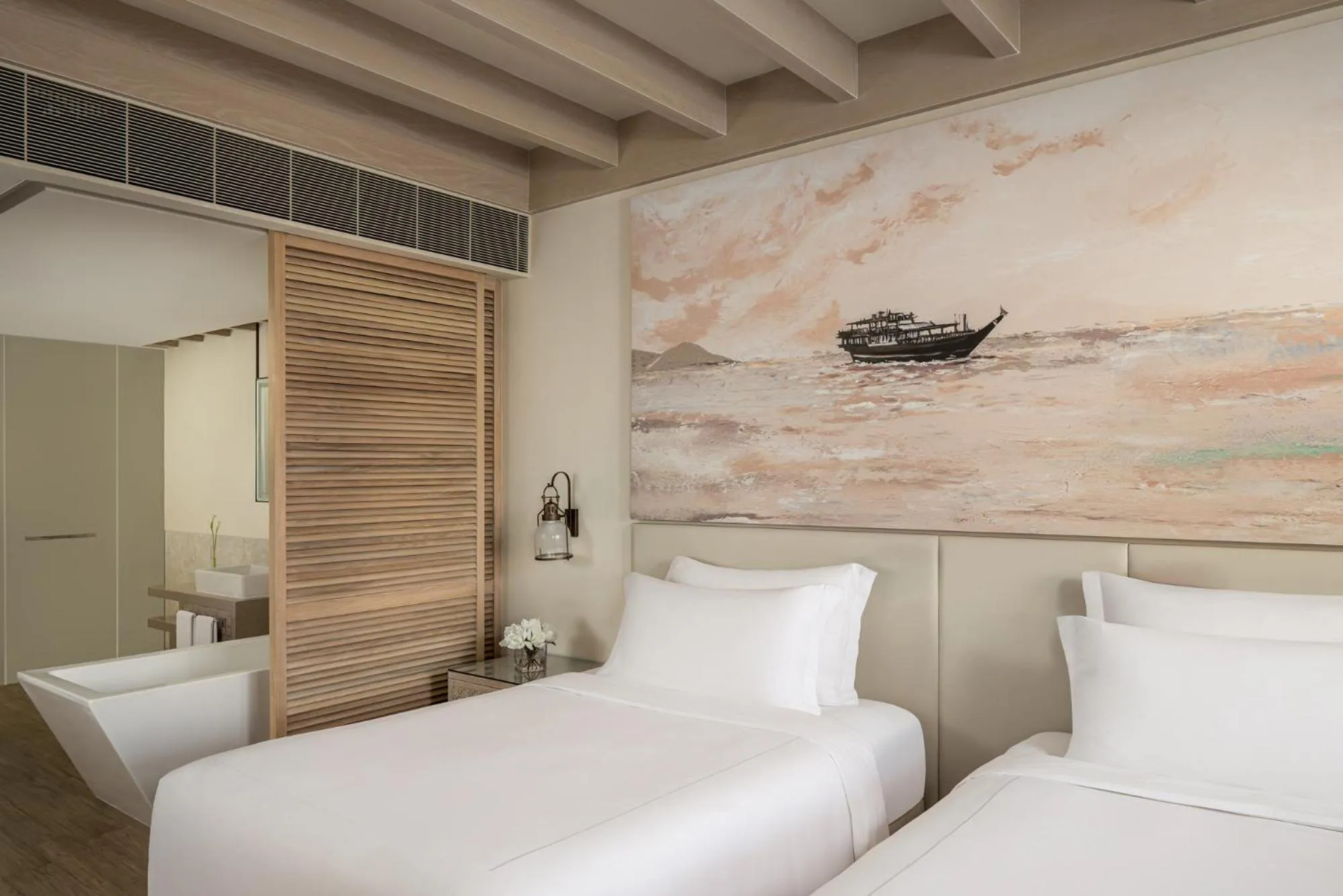 Bedroom, Bed in Saadiyat Rotana Resort and Villas