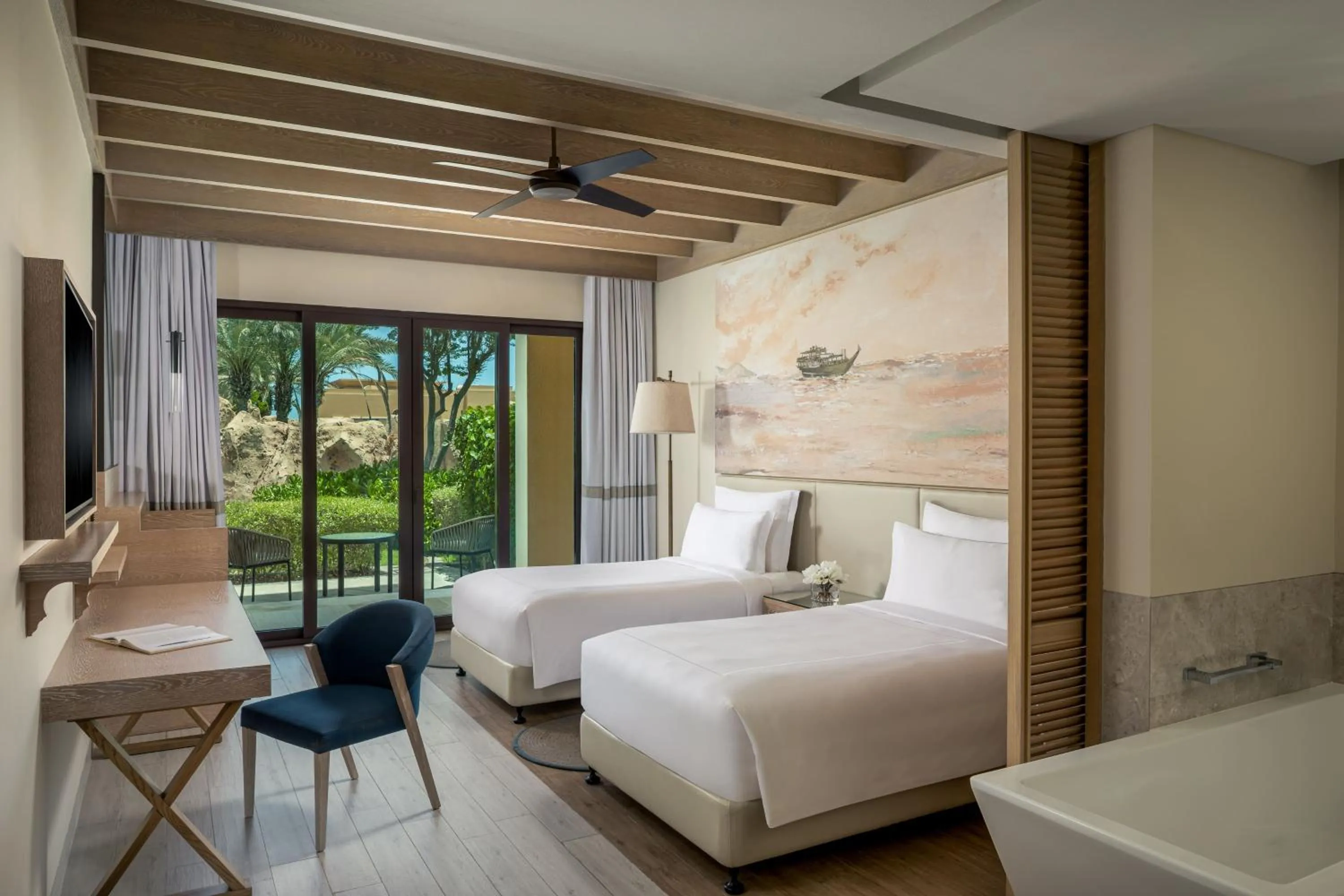 Bedroom, Bed in Saadiyat Rotana Resort and Villas