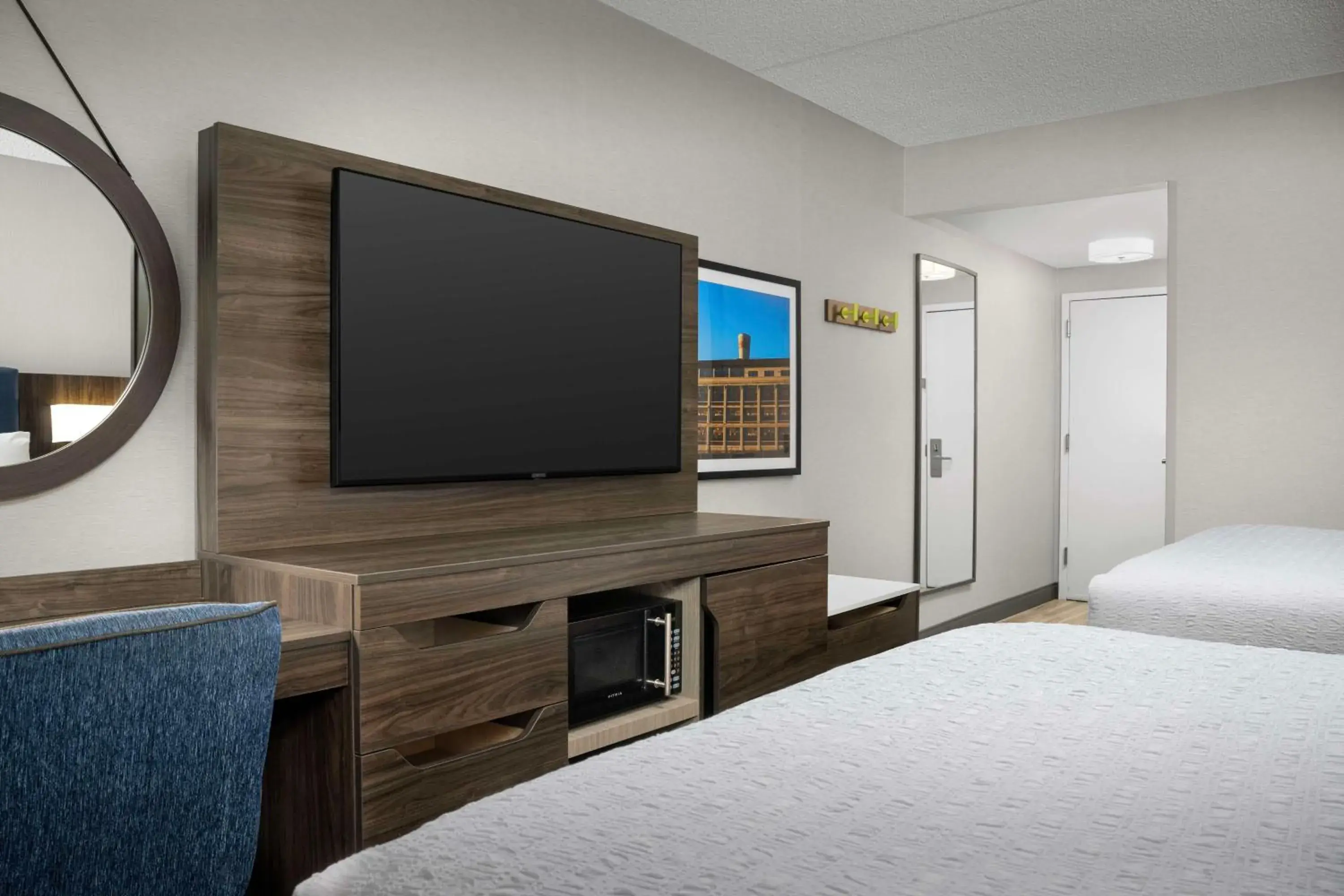 Bed in Hampton Inn Easton Bed in Hampton Inn Easton