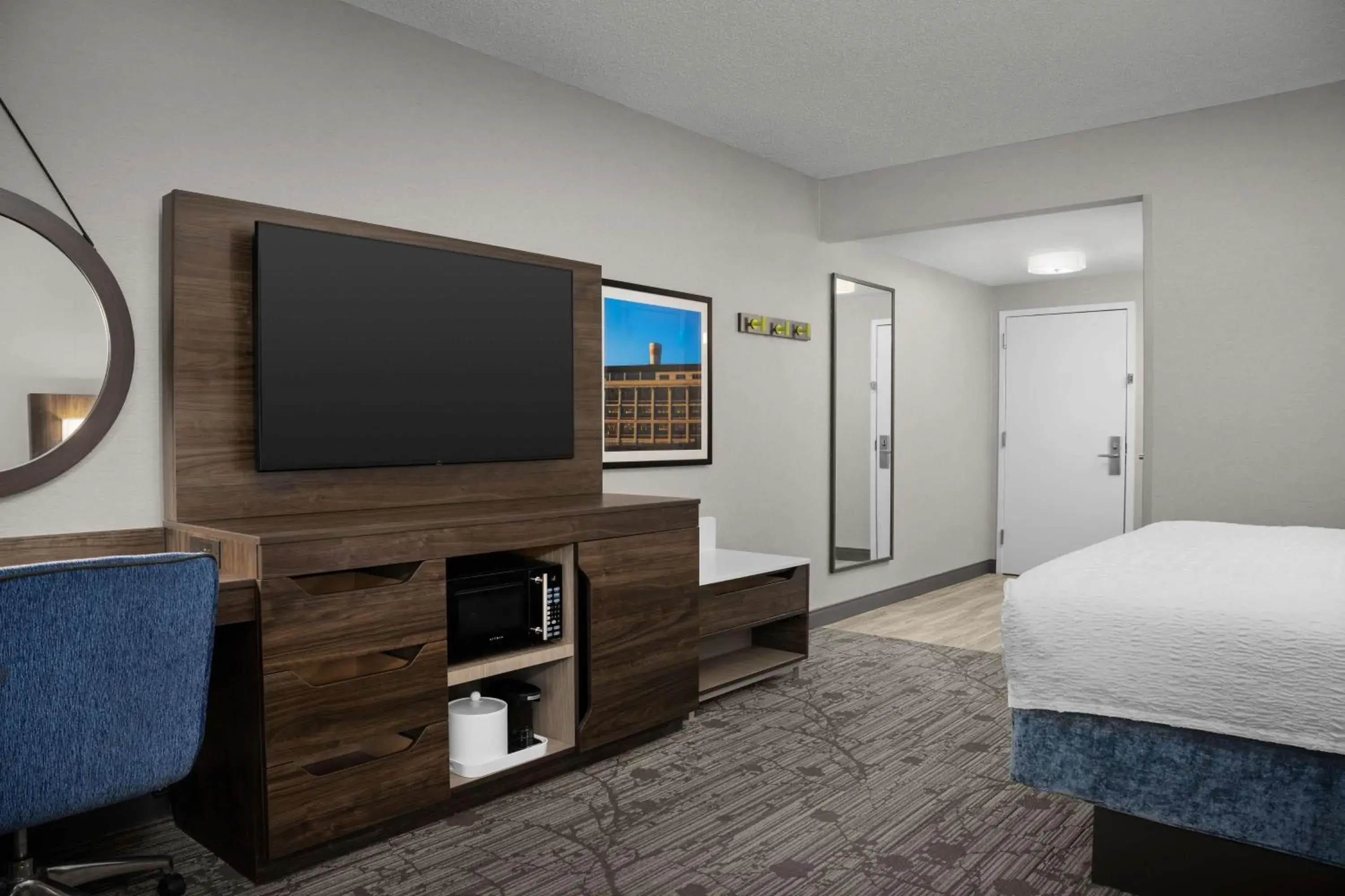 Bed in Hampton Inn Easton Bed in Hampton Inn Easton