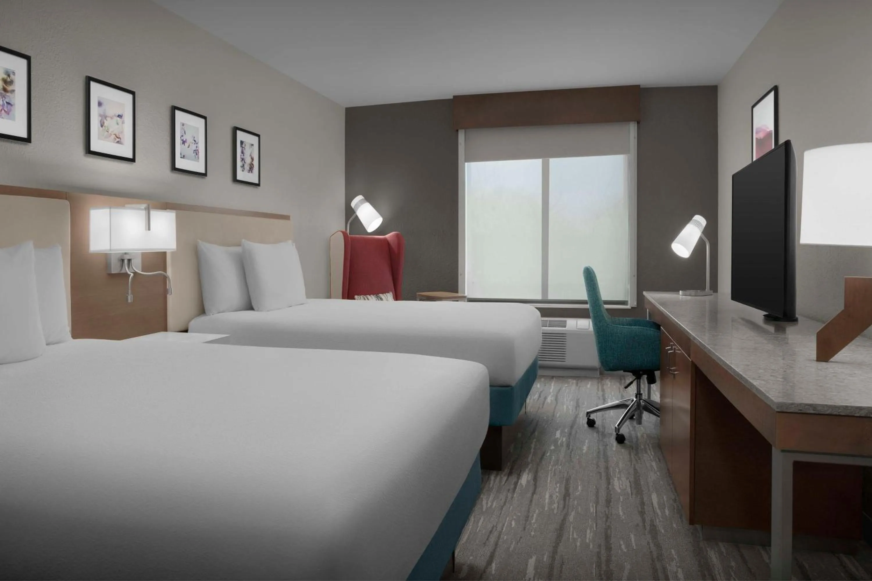 Bedroom, Bed in Hilton Garden Inn Atlanta North/Johns Creek