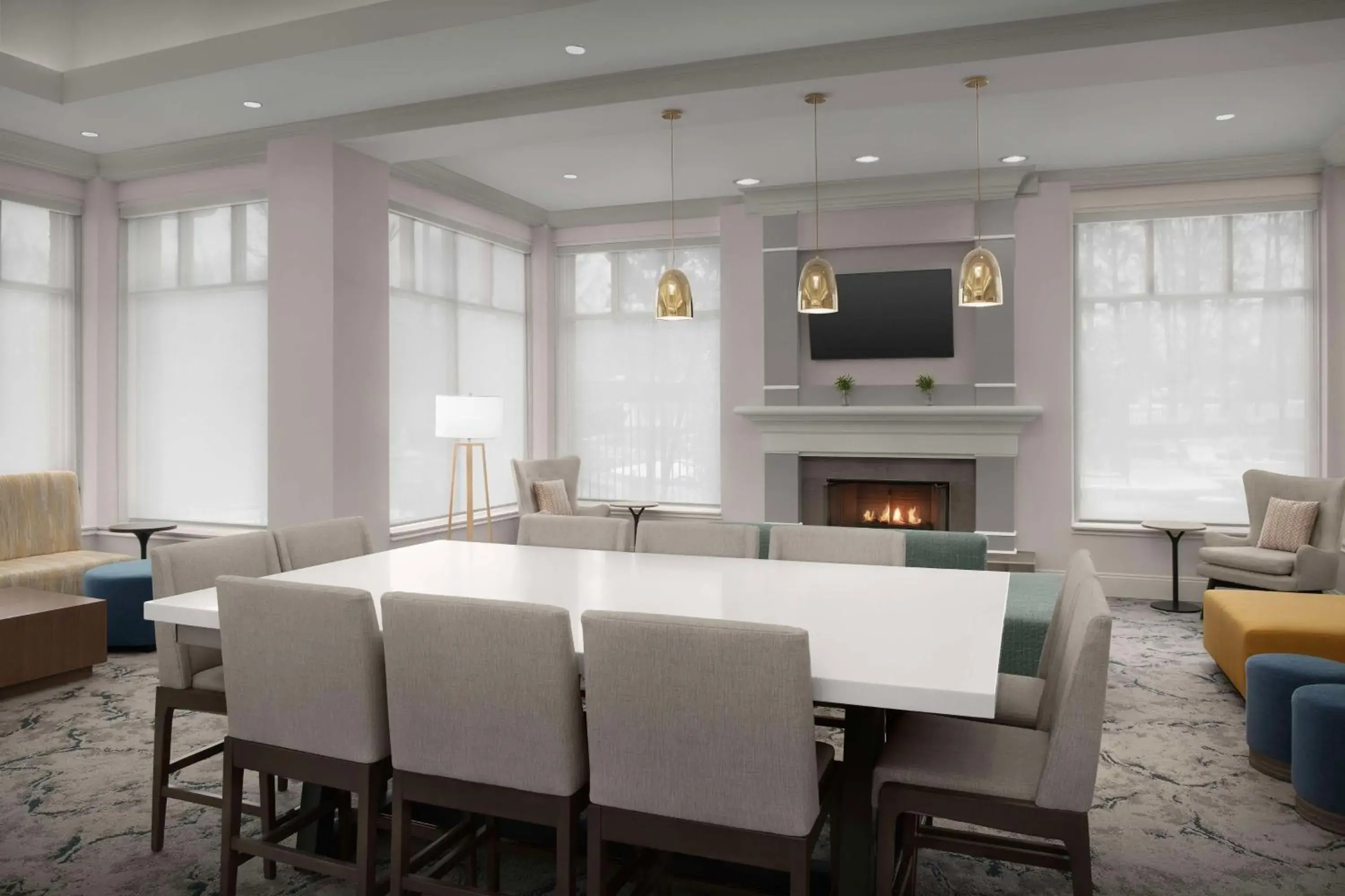 Lobby or reception in Hilton Garden Inn Atlanta North/Johns Creek Lobby or reception in Hilton Garden Inn Atlanta North/Johns Creek