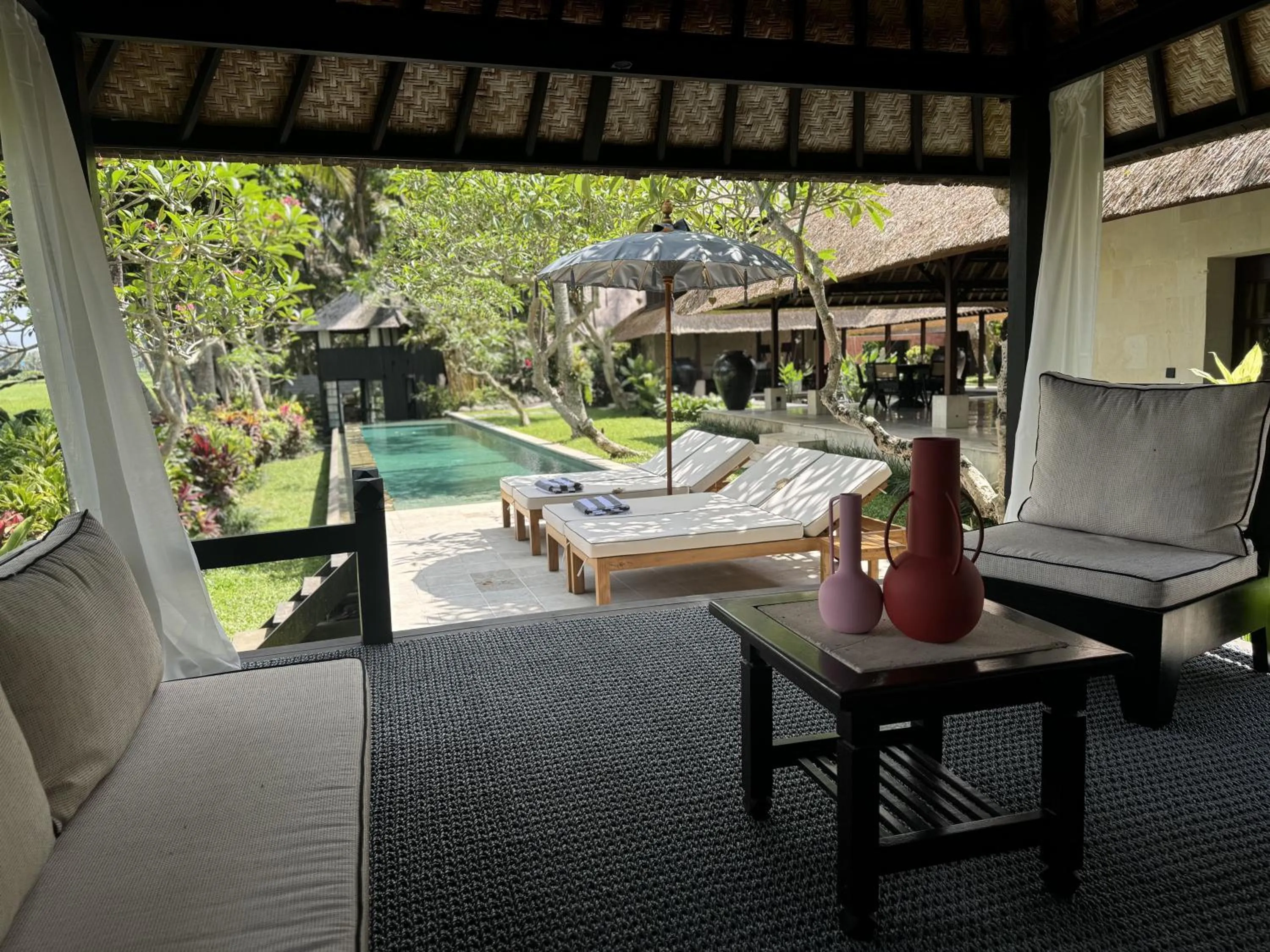 Seating area in Villa Pantulan Bali