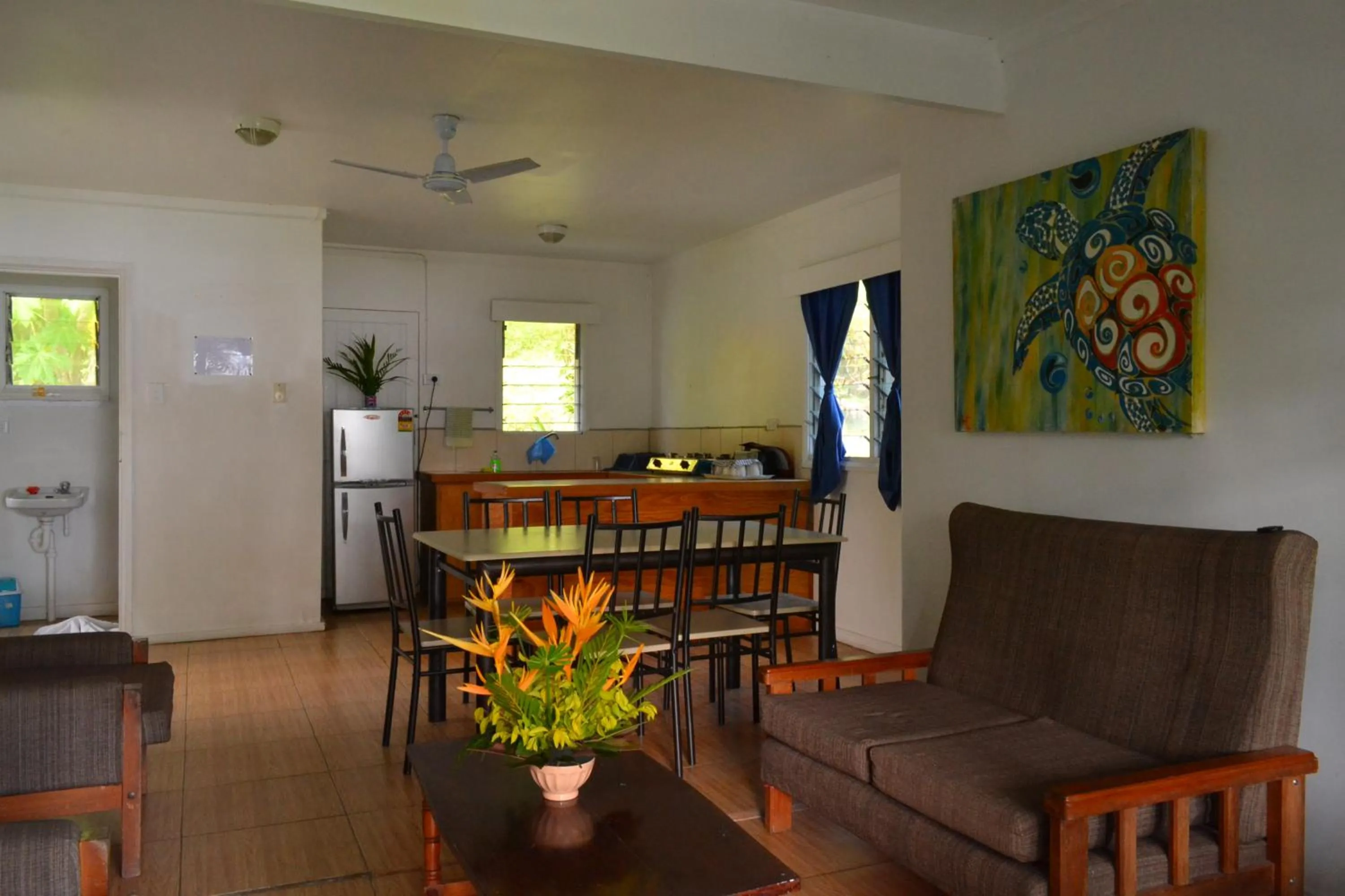 Kitchen or kitchenette in Daku Resort