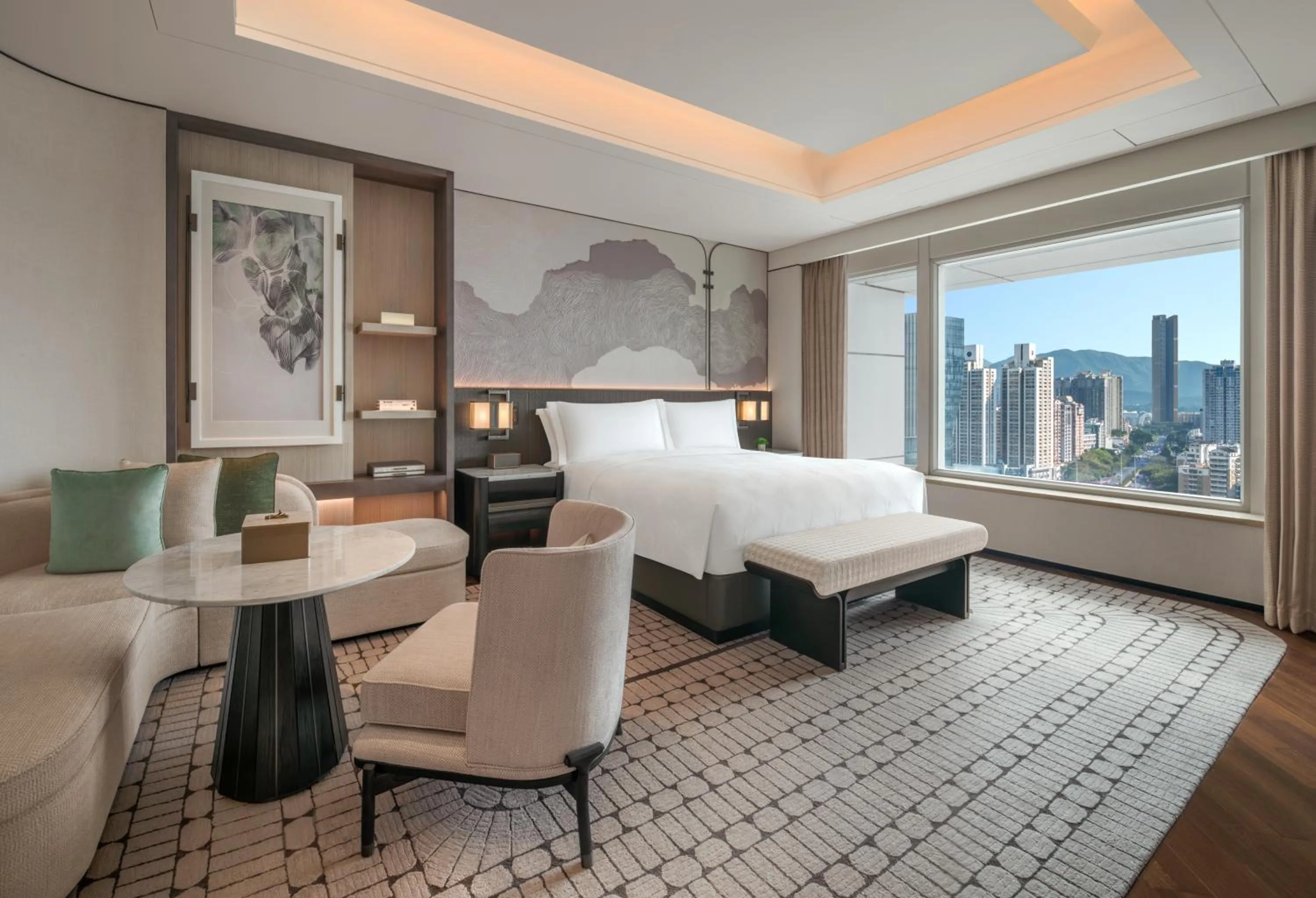 Bed in The Ritz-Carlton, Shenzhen