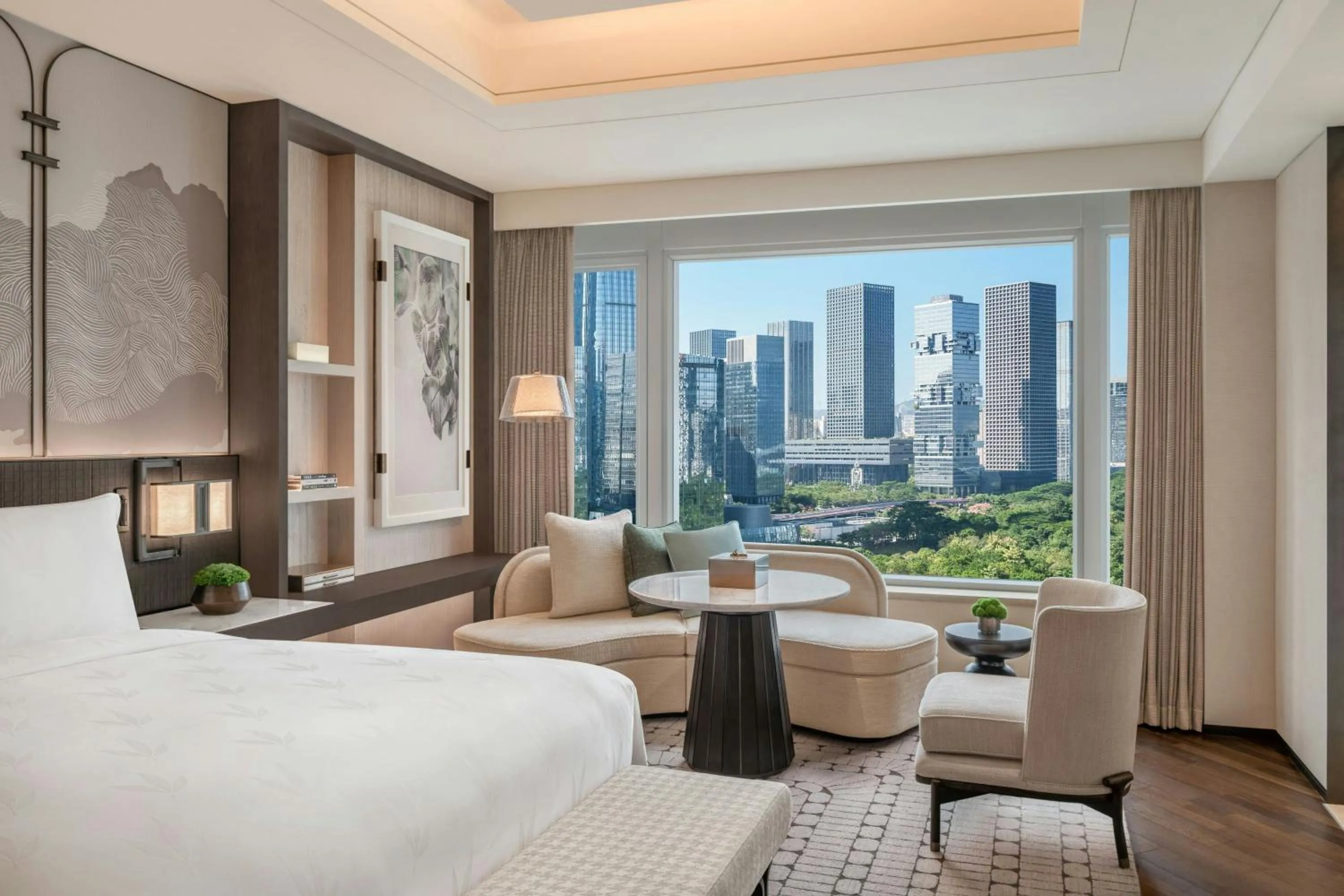 Photo of the whole room, Bed in The Ritz-Carlton, Shenzhen