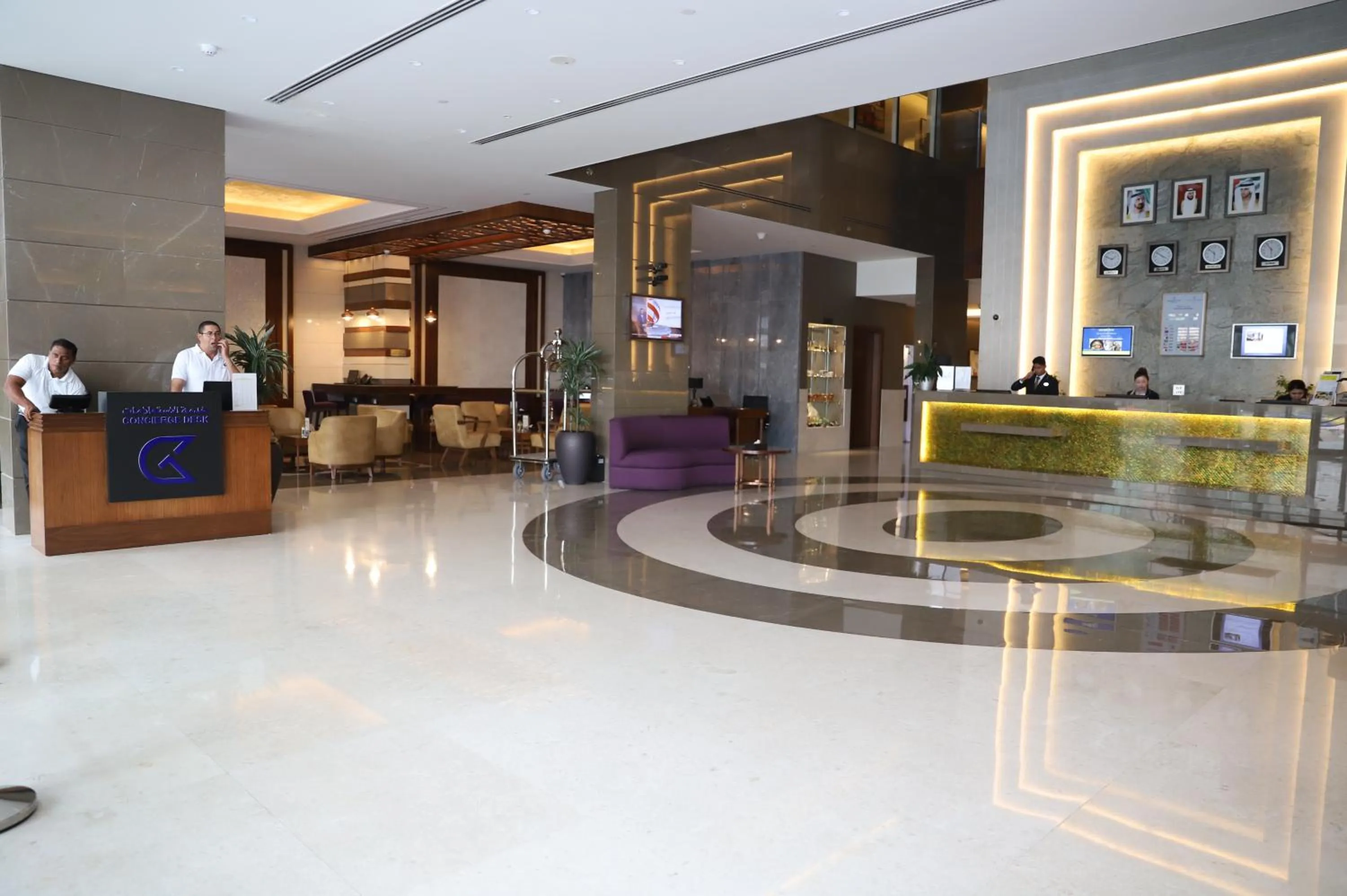 Lobby or reception in Golden Tulip Media Hotel