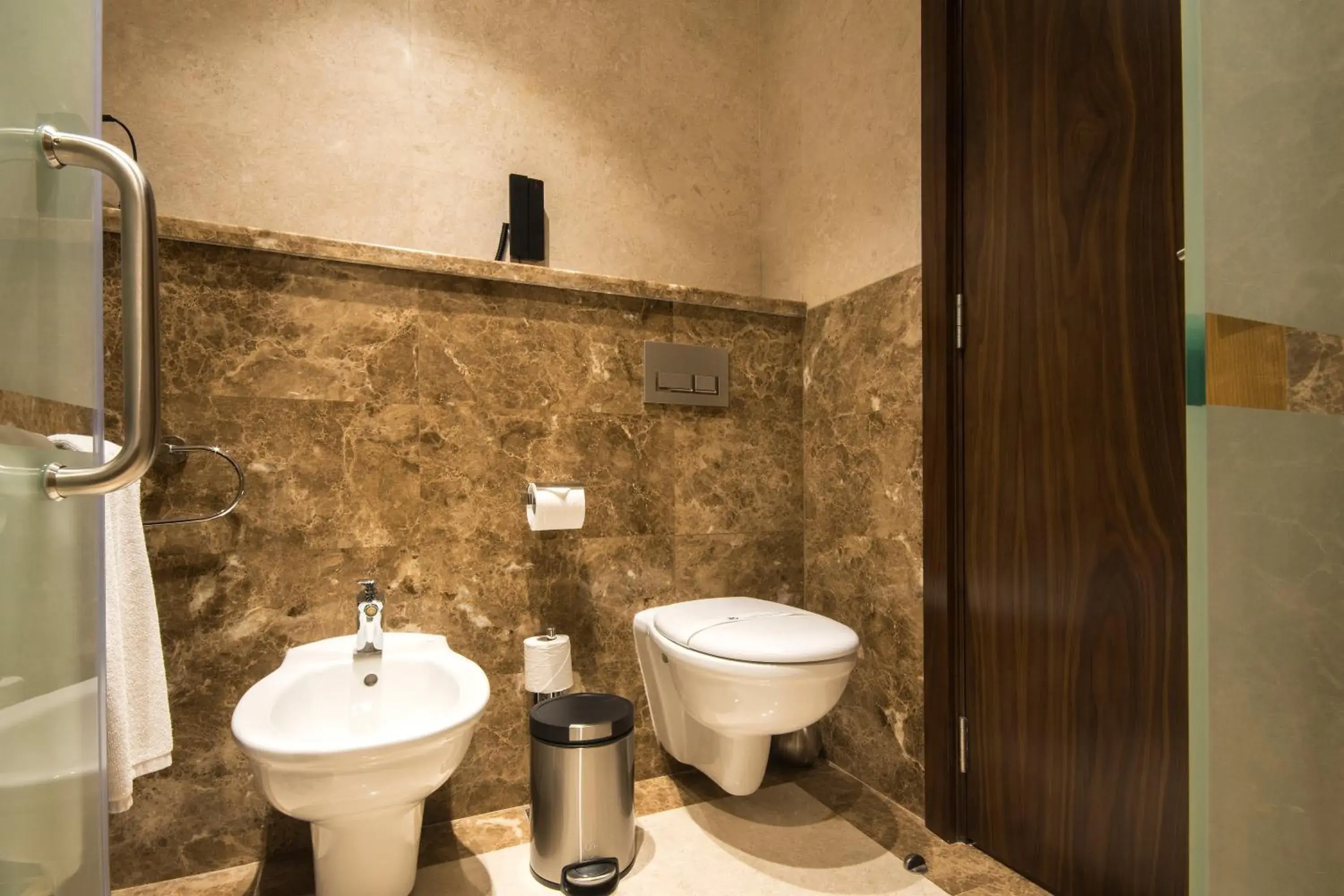 Bathroom in Golden Tulip Media Hotel Bathroom in Golden Tulip Media Hotel