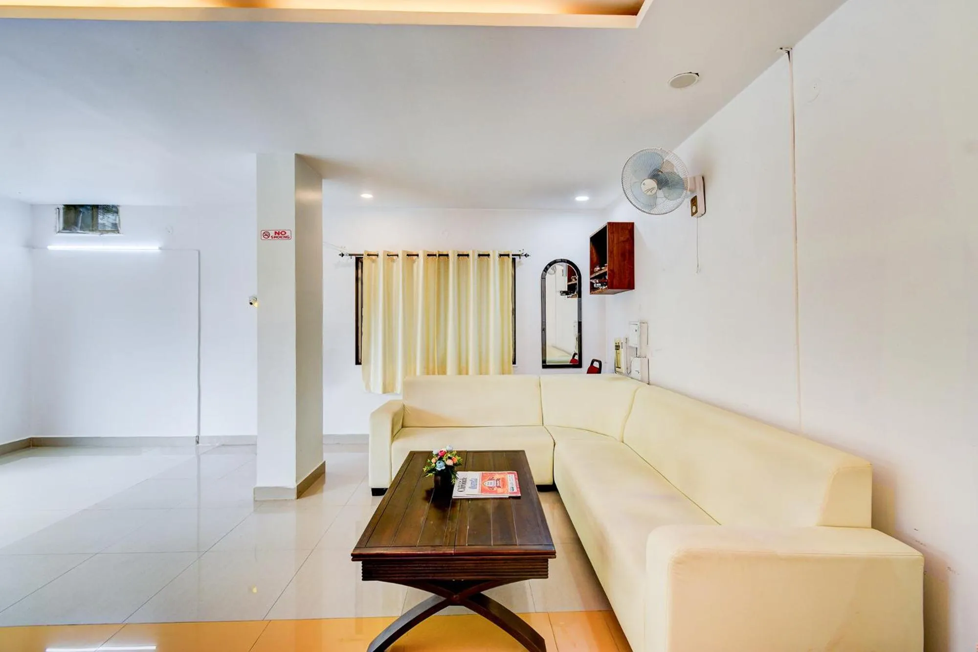 Seating area in FabHotel Pushpa Grand