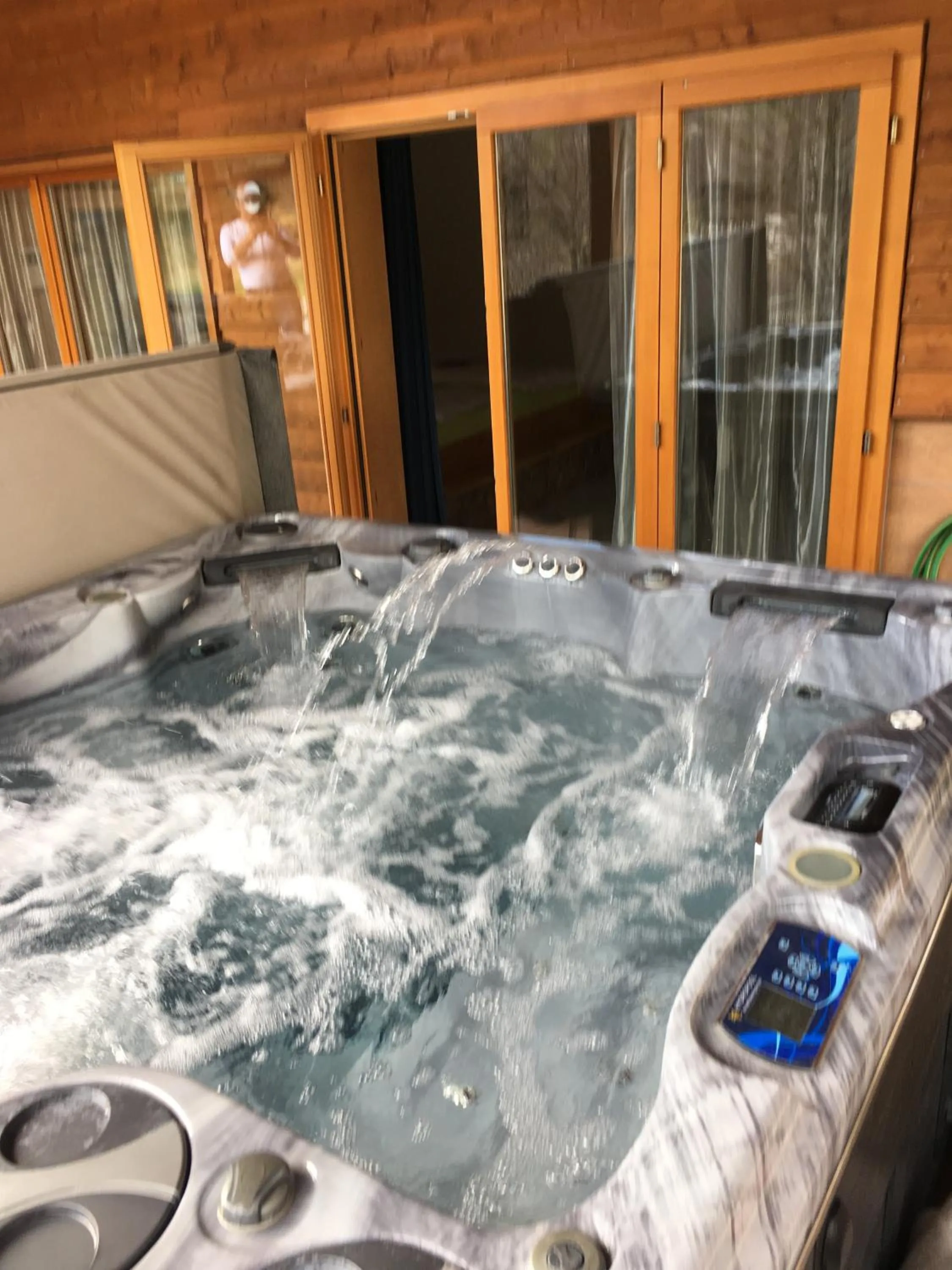 Hot Tub in Hotel Hof und Post