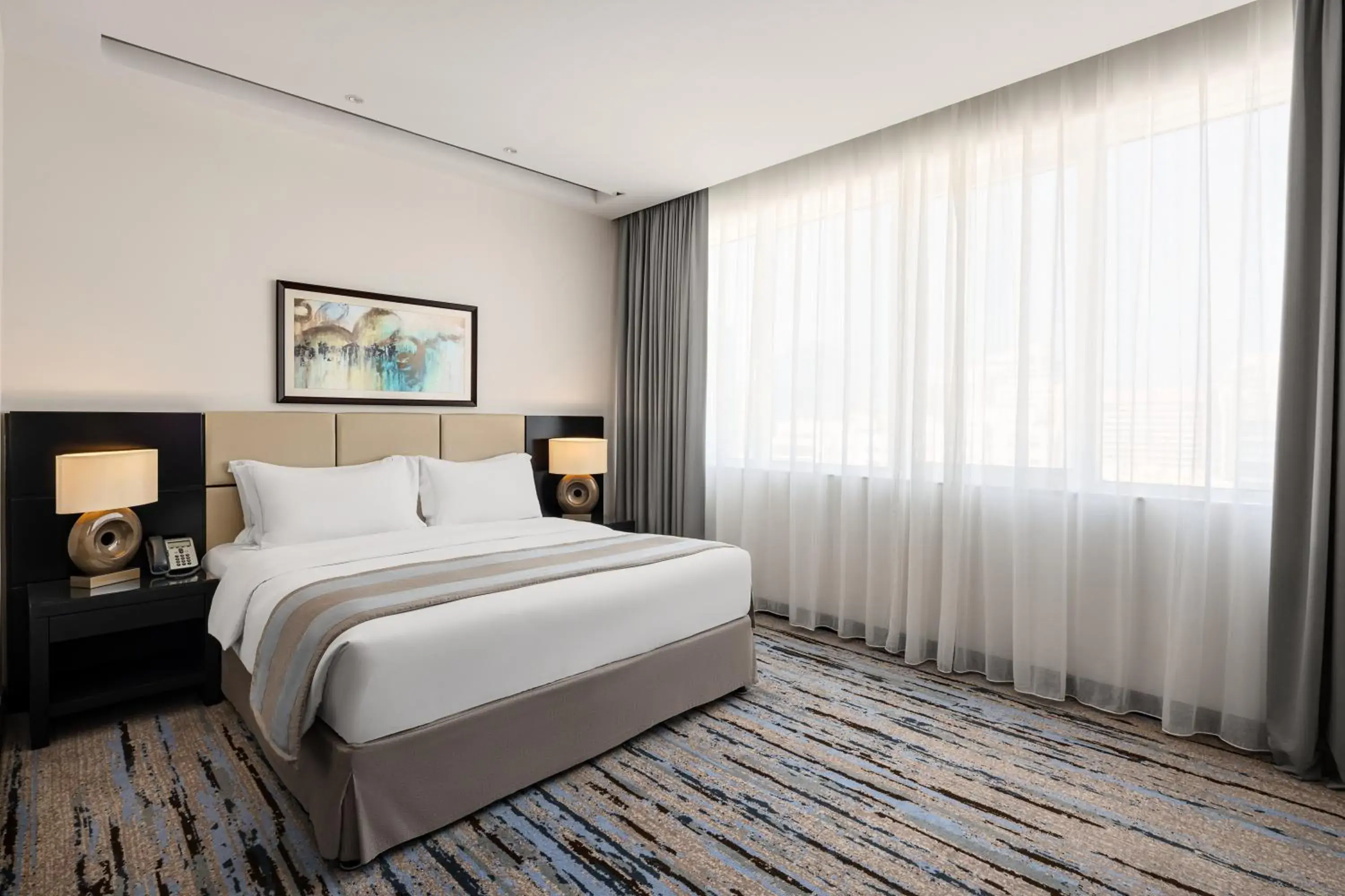 Bed in Cristal Hotel Abu Dhabi Bed in Cristal Hotel Abu Dhabi