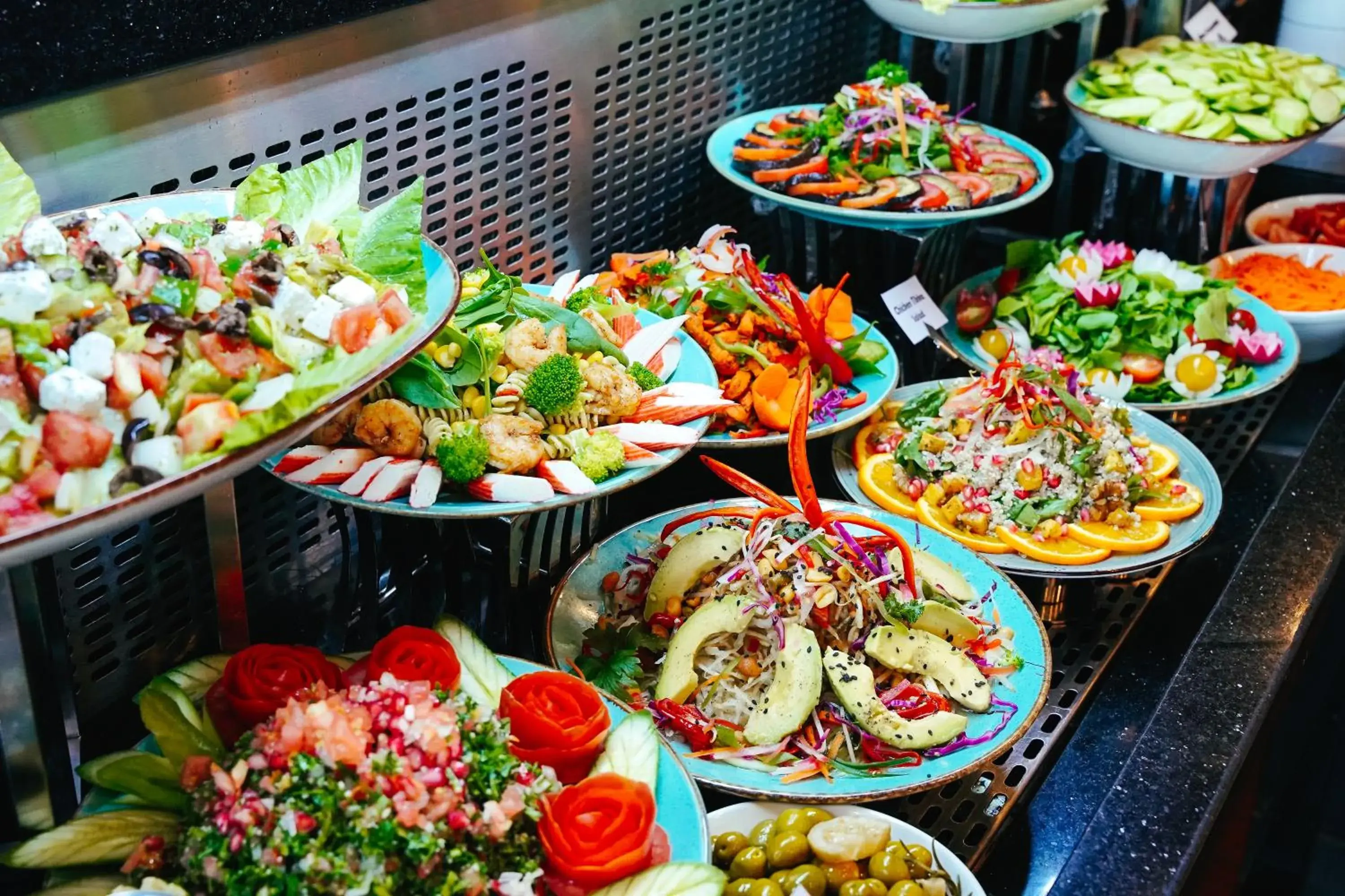 Food close-up in Cristal Hotel Abu Dhabi Food close-up in Cristal Hotel Abu Dhabi