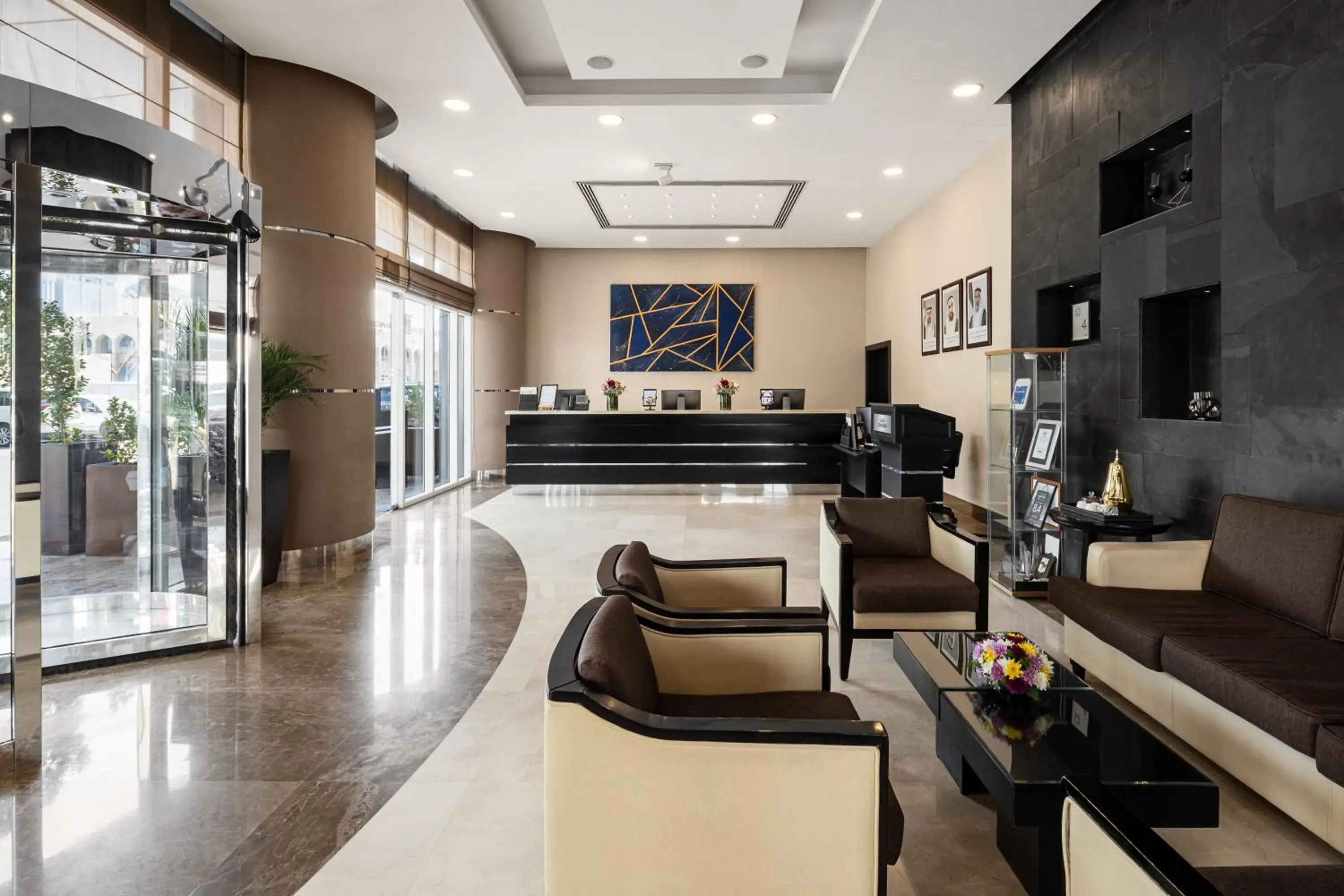 Facade/entrance in Cristal Hotel Abu Dhabi Facade/entrance in Cristal Hotel Abu Dhabi