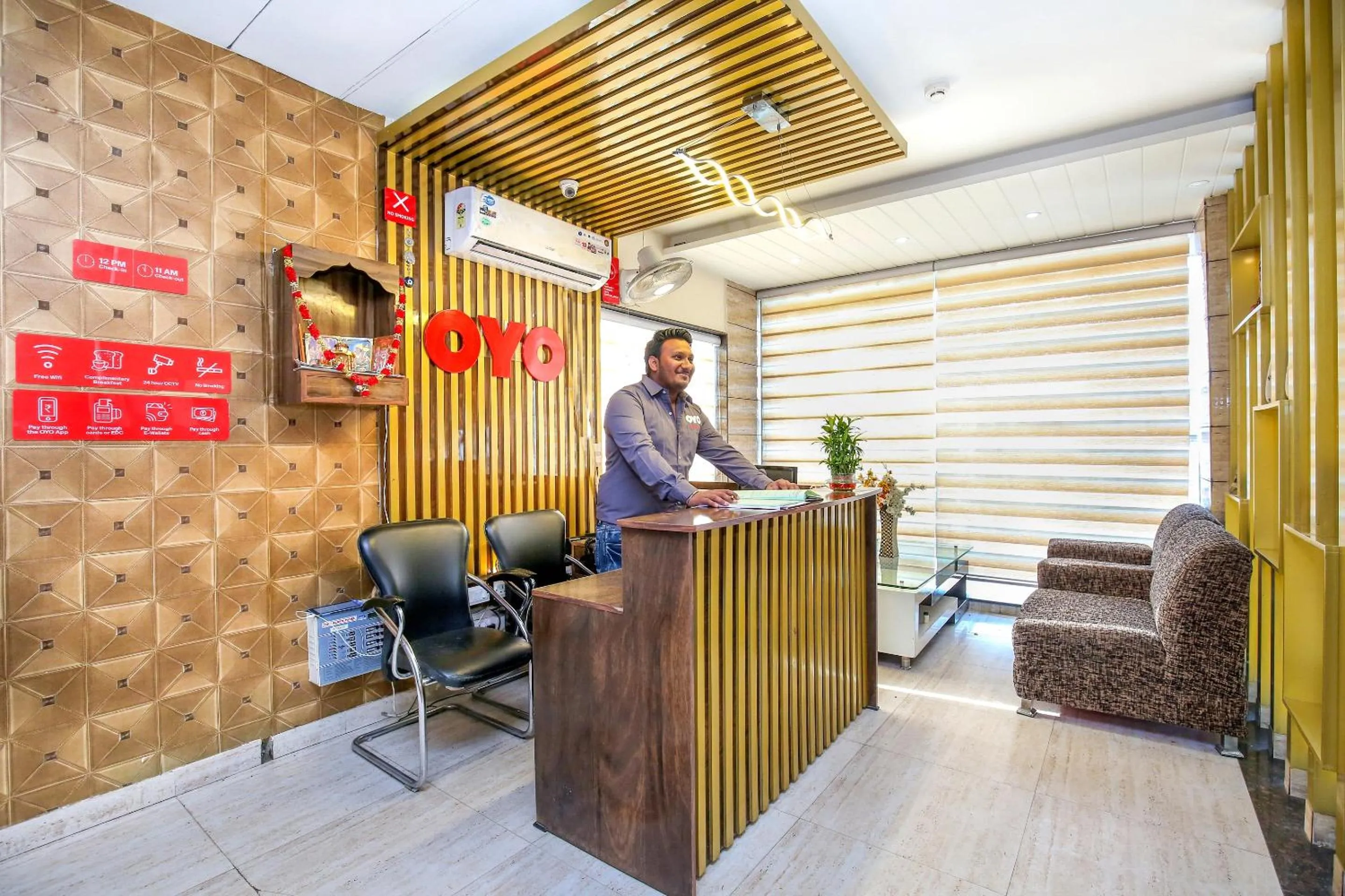 Lobby or reception in Hotel O Tricity Relax Inn