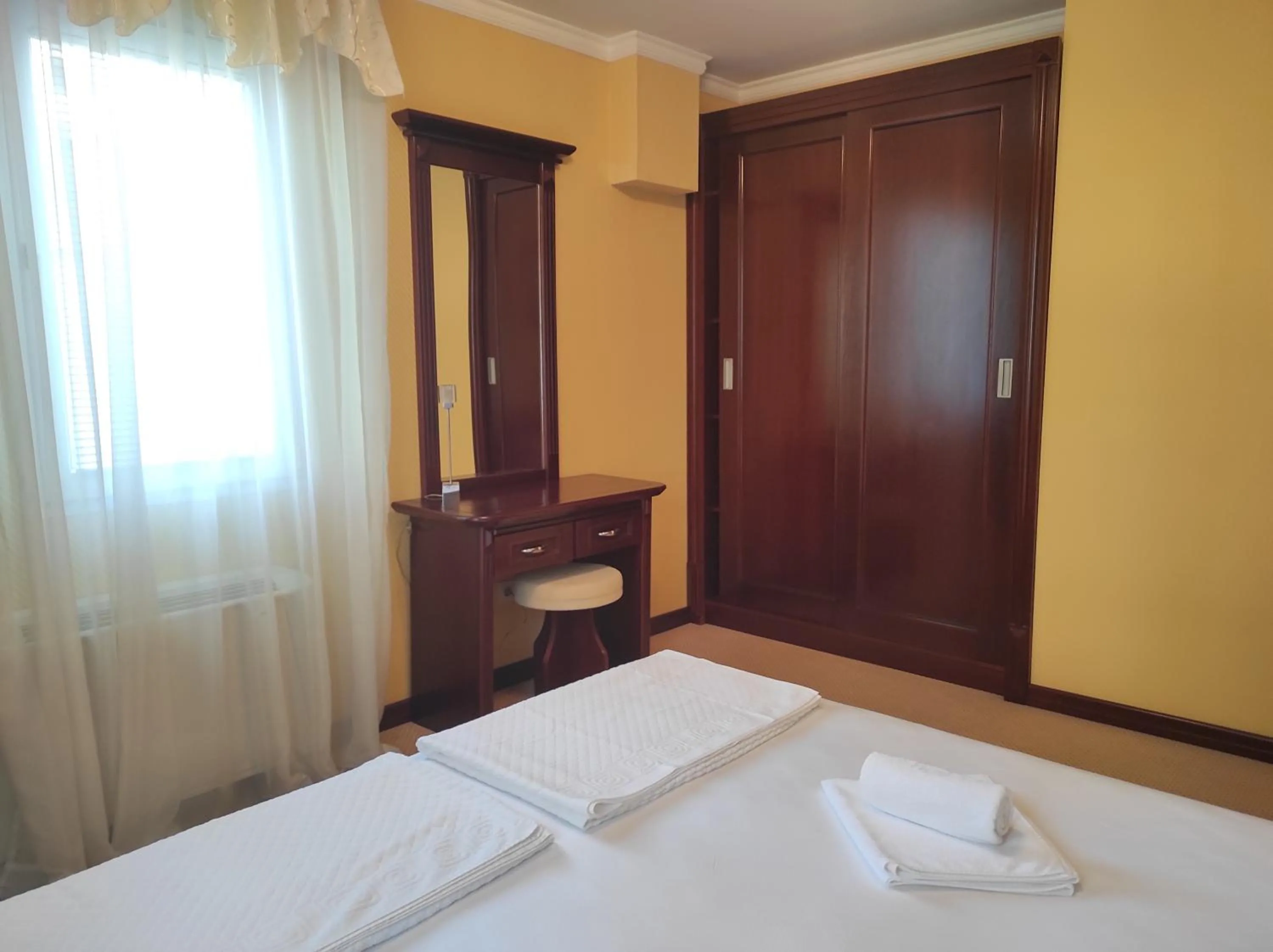 Bed in Hotel Mimoza