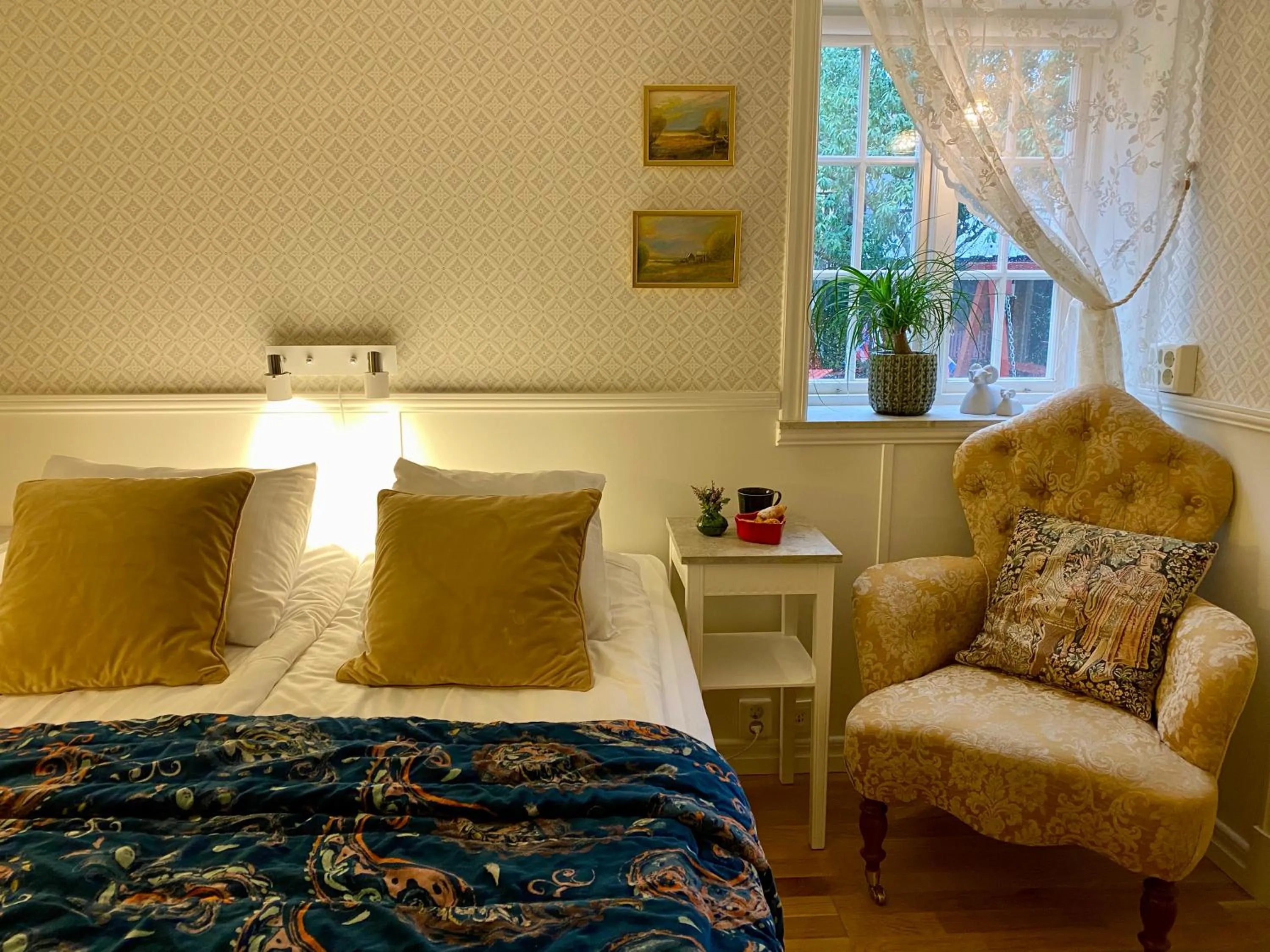 Bed in Hotell St Clemens