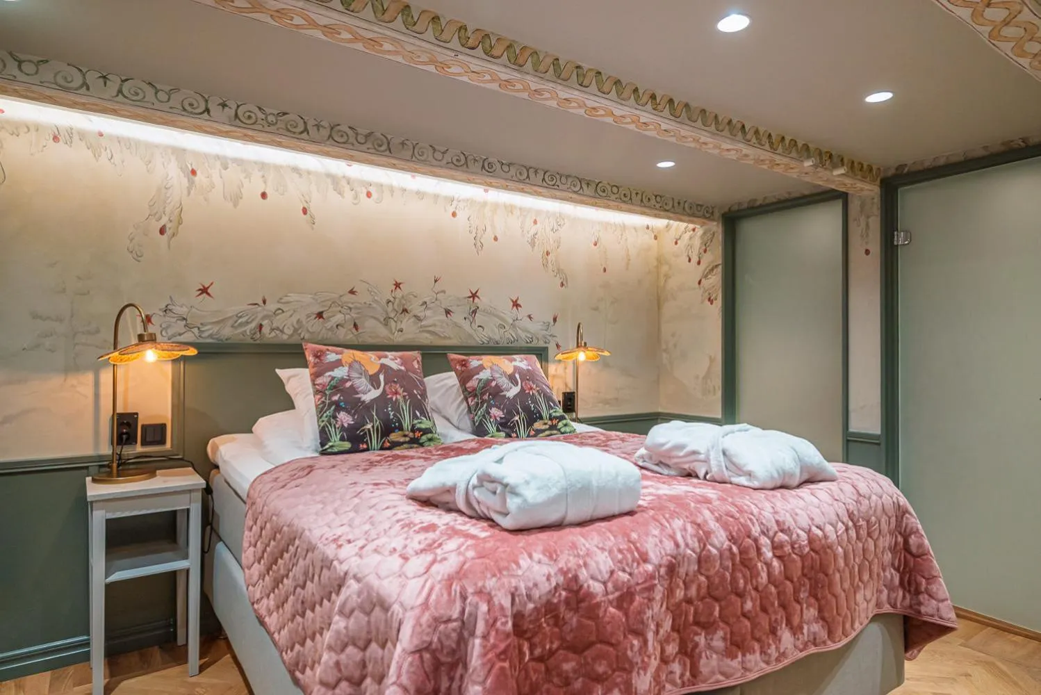 Bed in Hotell St Clemens