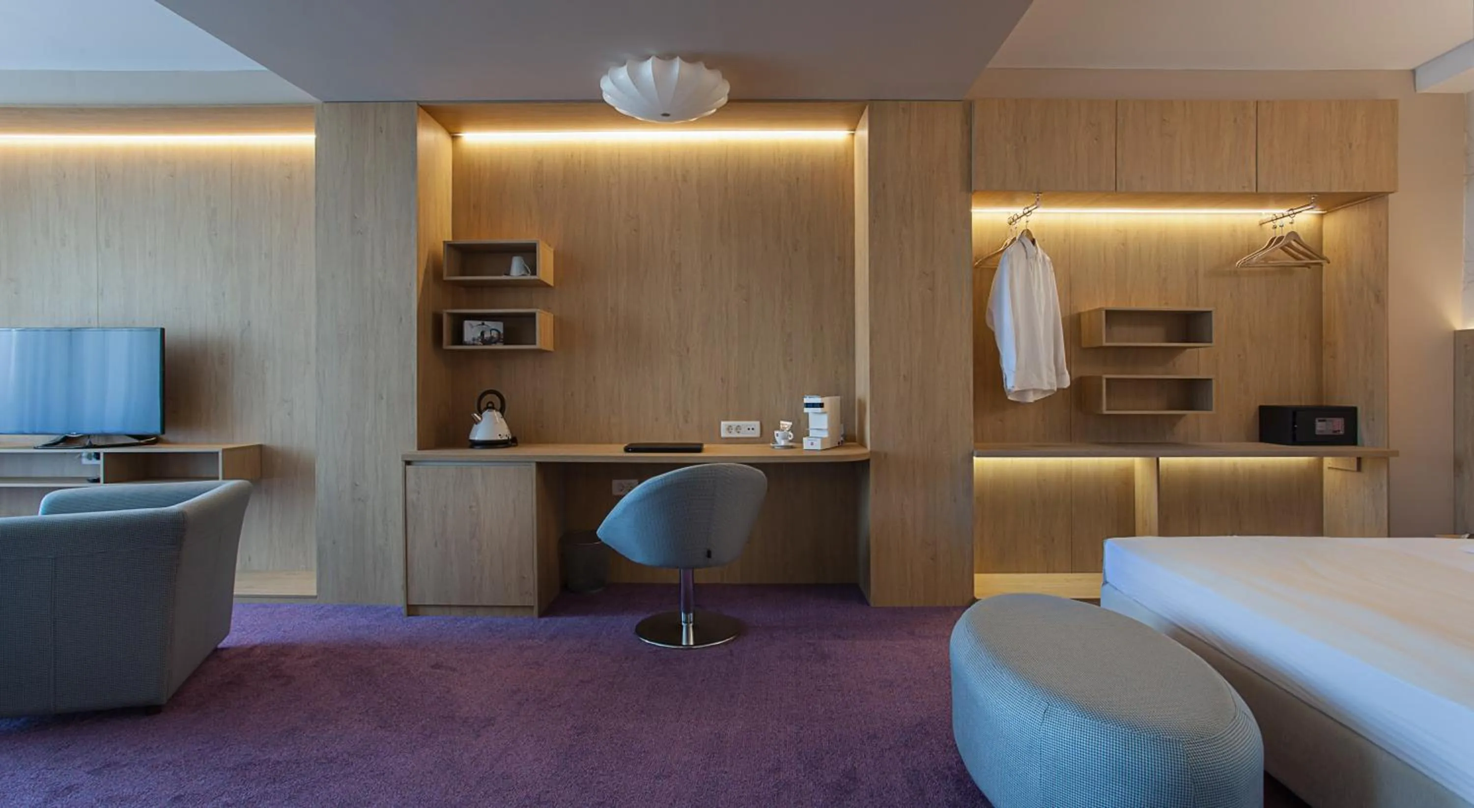 Coffee/tea facilities, Bed in City Park Hotel