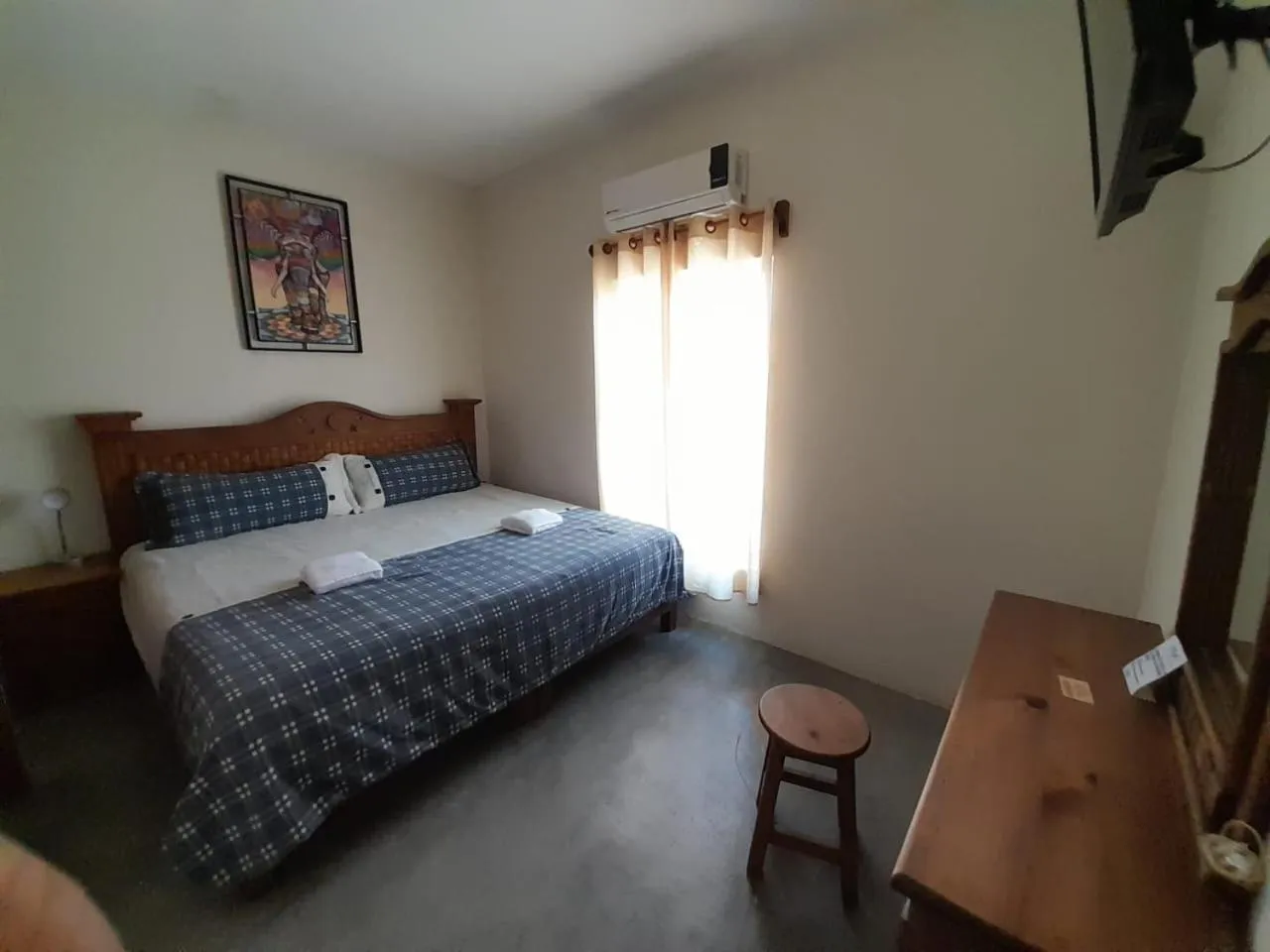 Bed in Hotel Purisima Concepción