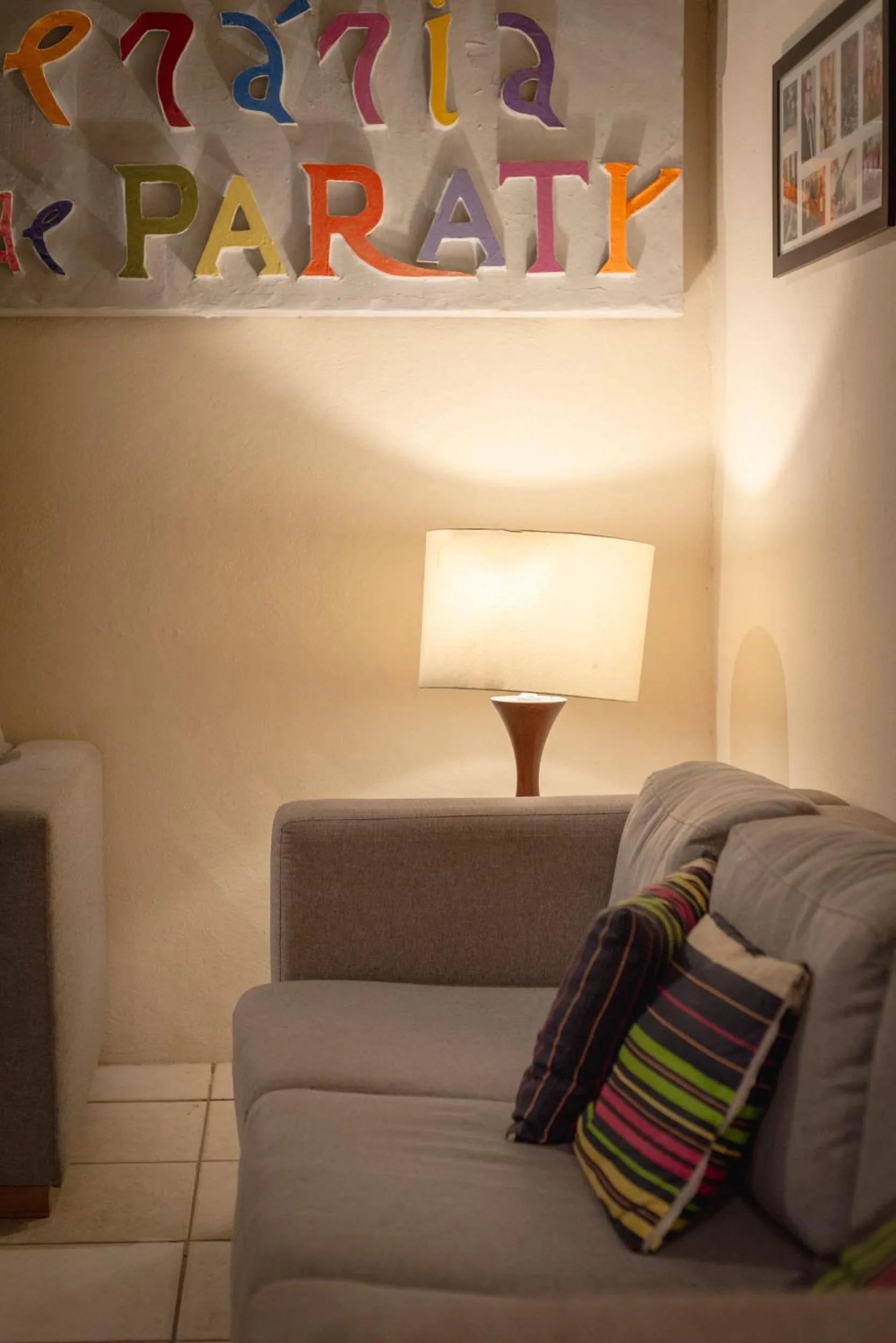 Seating area in Pousada Vila do Porto