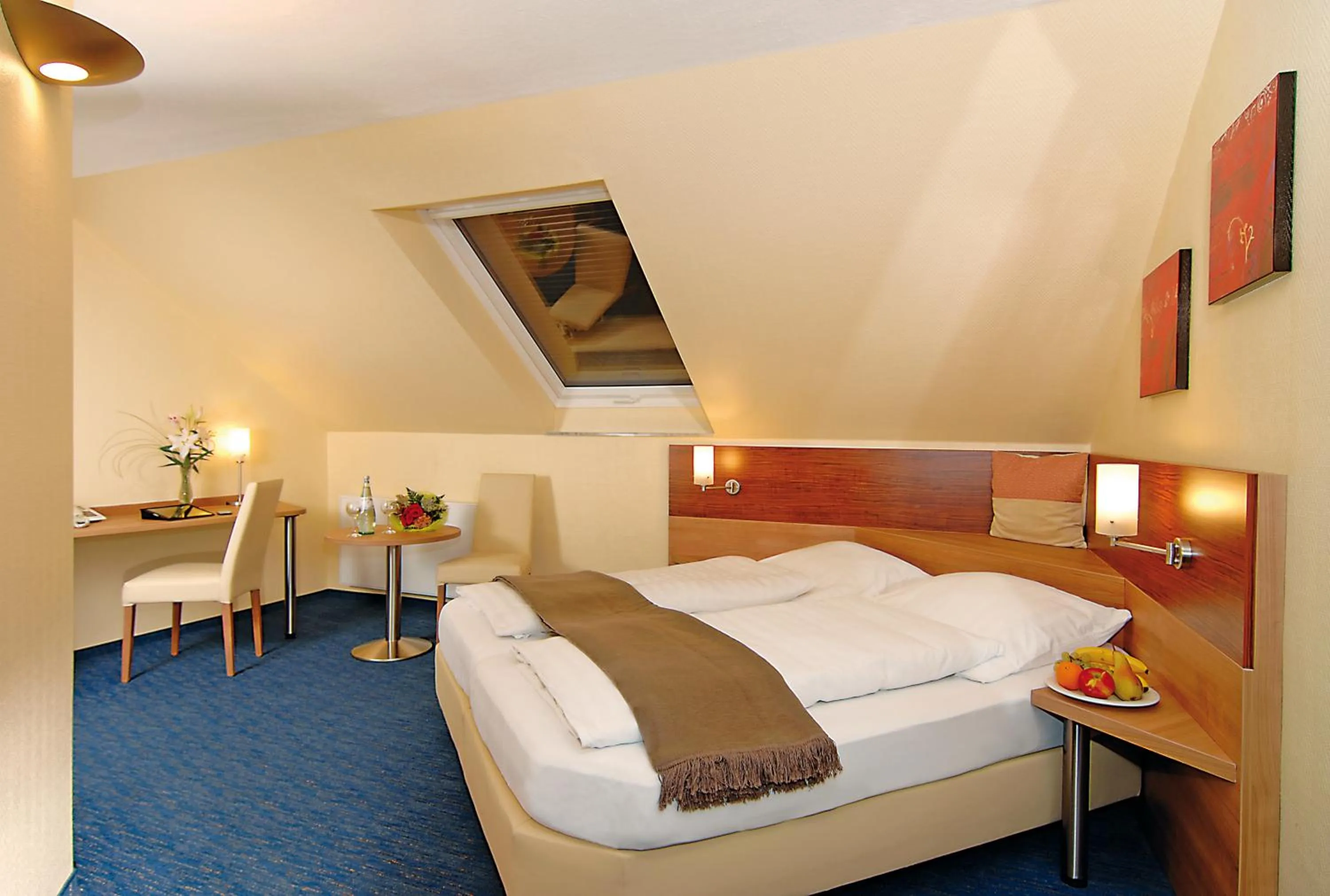 Bed in Hotel Ostmeier