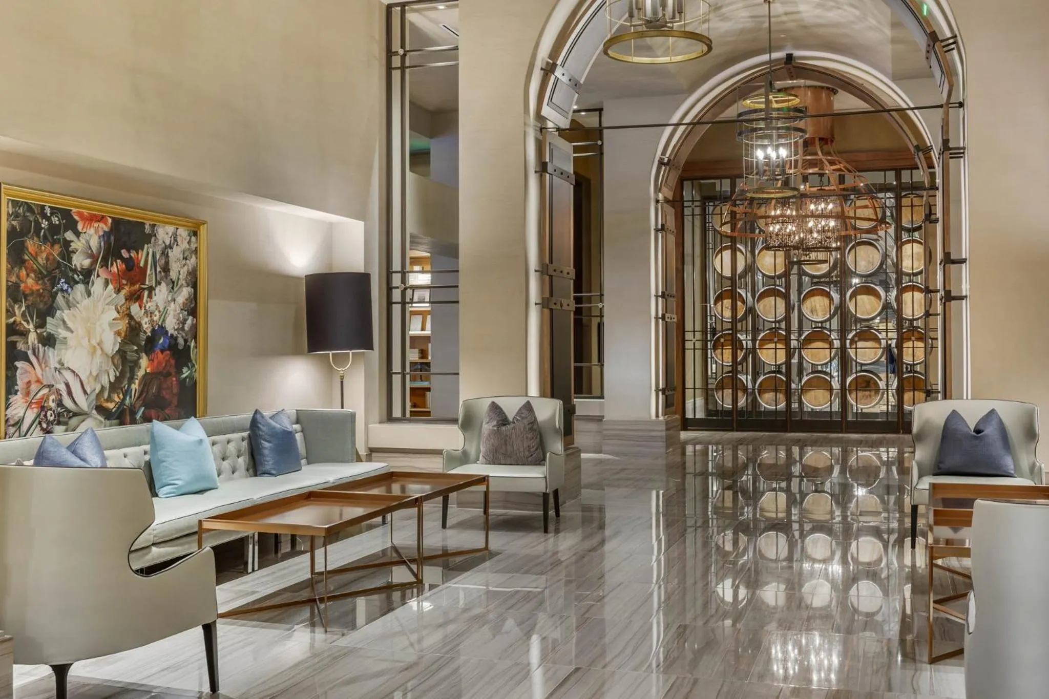 Lobby or reception in Omni Louisville Hotel