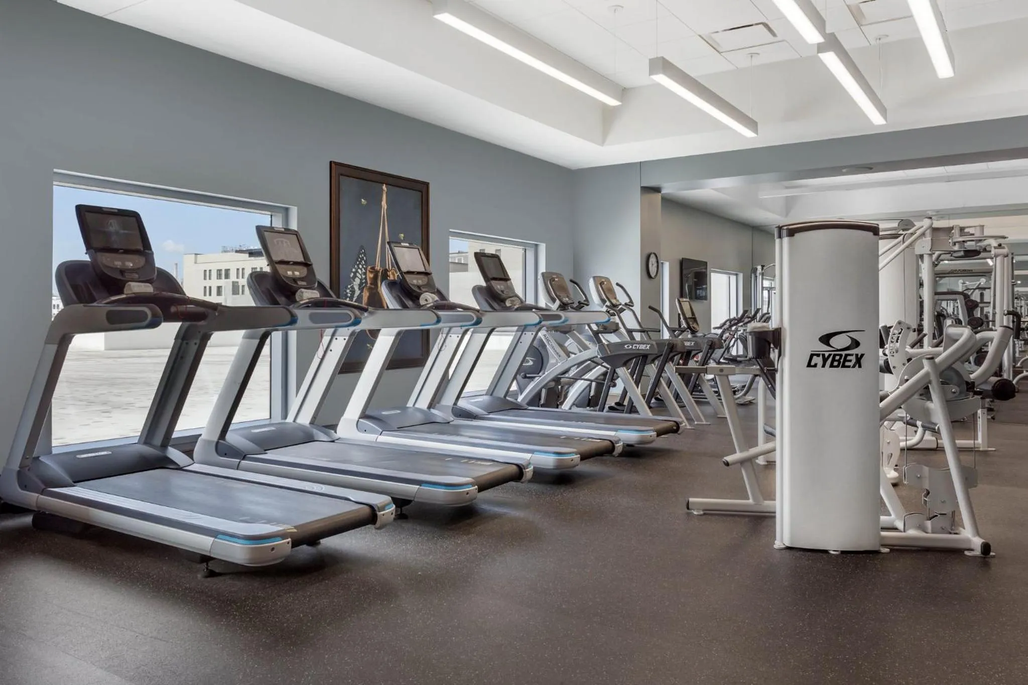 Fitness centre/facilities in Omni Louisville Hotel
