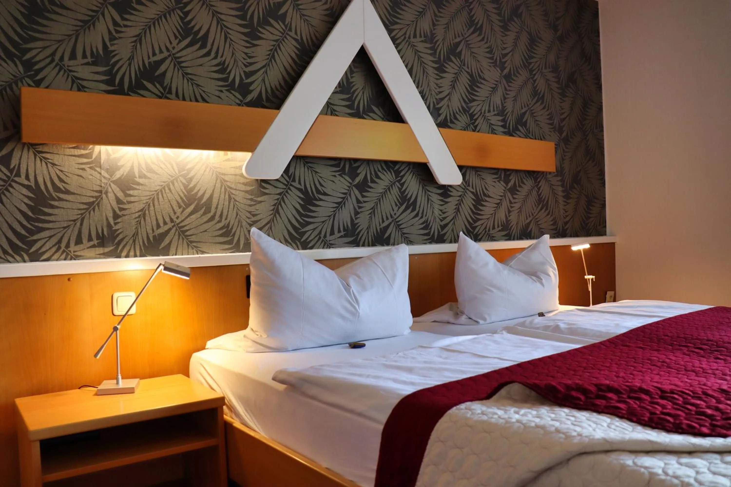 Photo of the whole room, Bed in Landgasthof Allerparadies