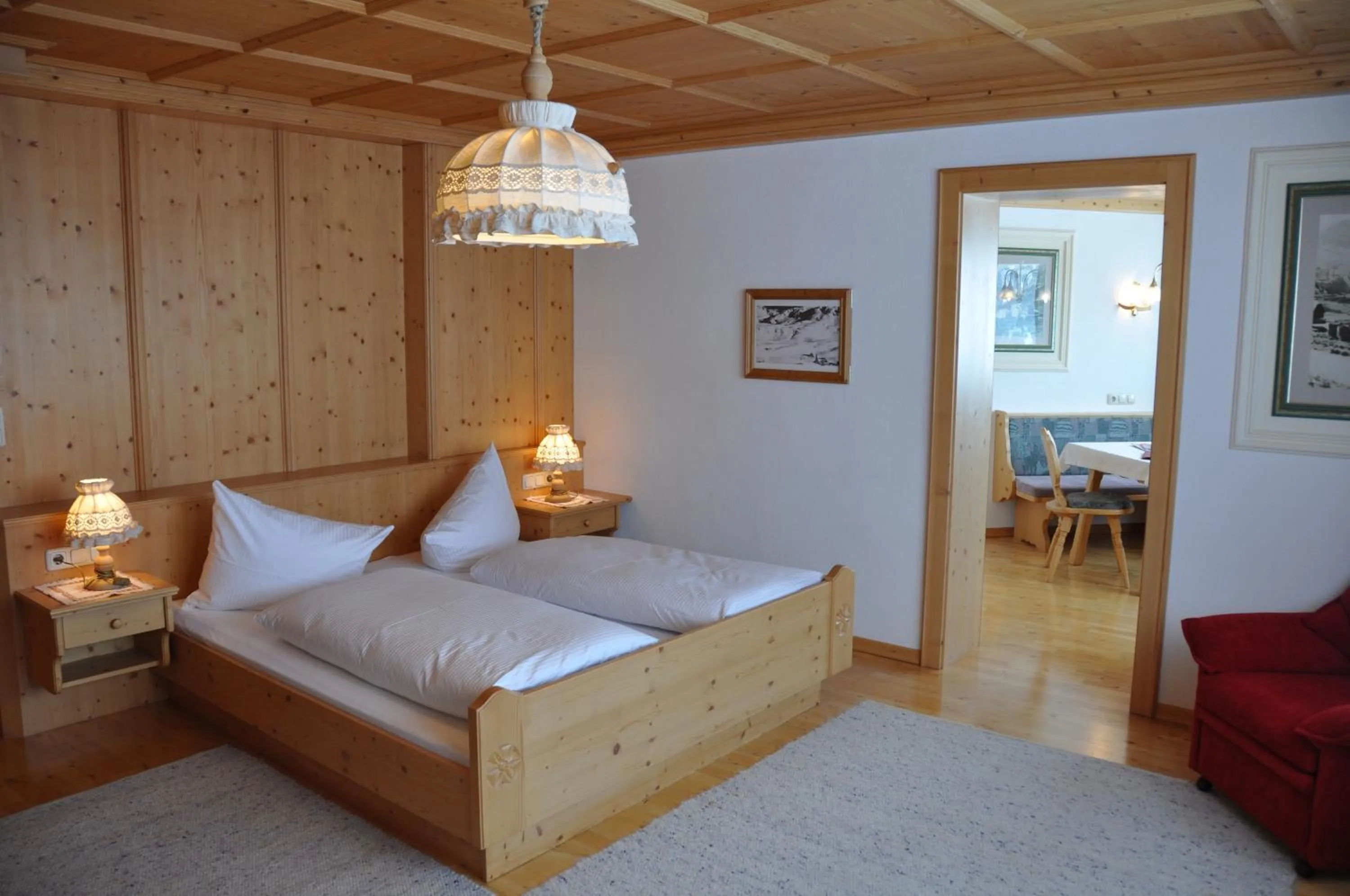 Bedroom, Bed in Gasthof Valluga