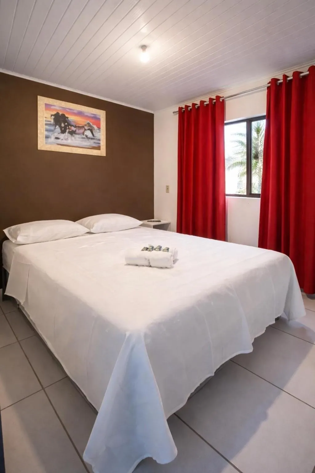 Bed in Pousada da Heloisa