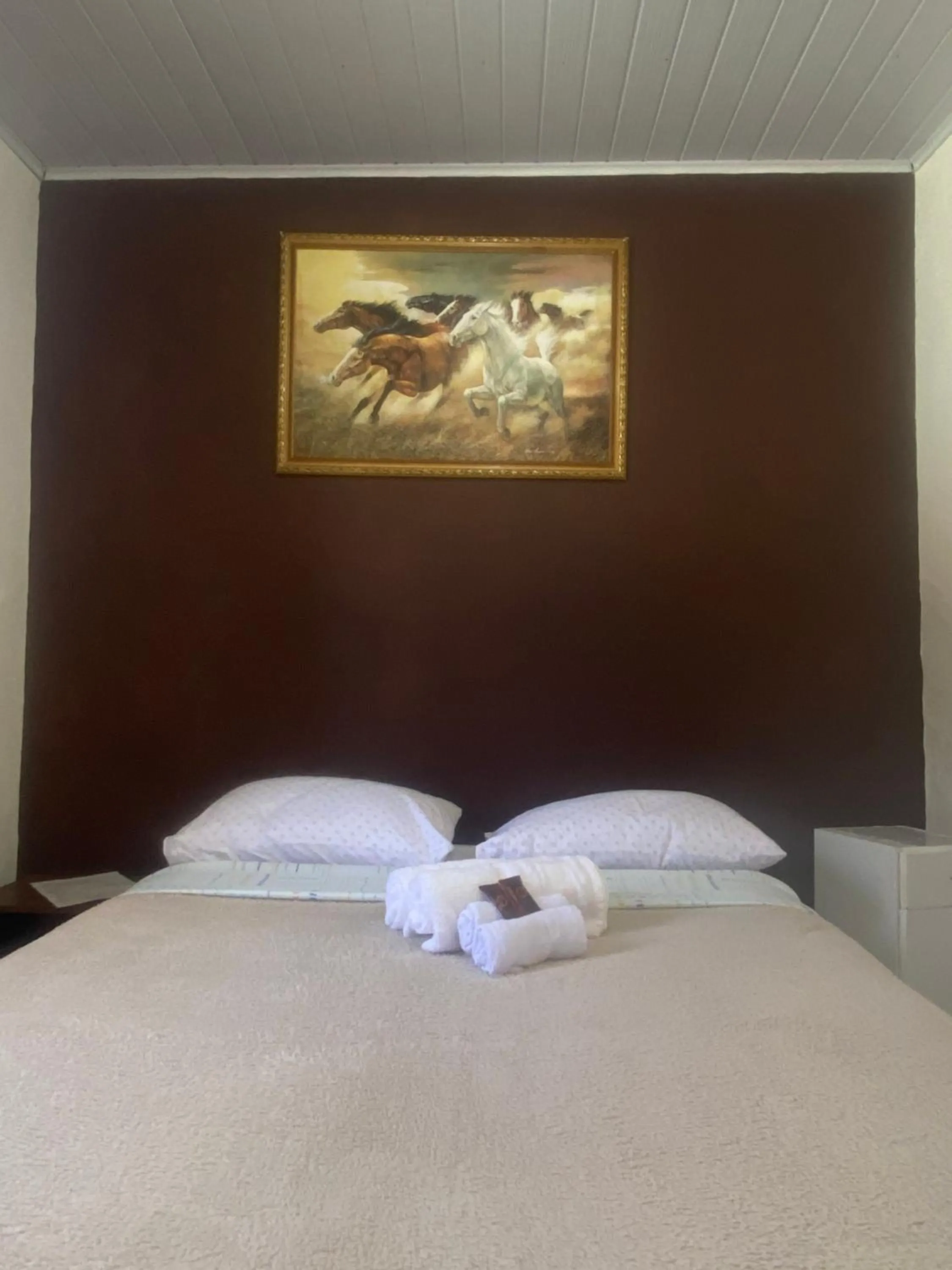 Bed in Pousada da Heloisa