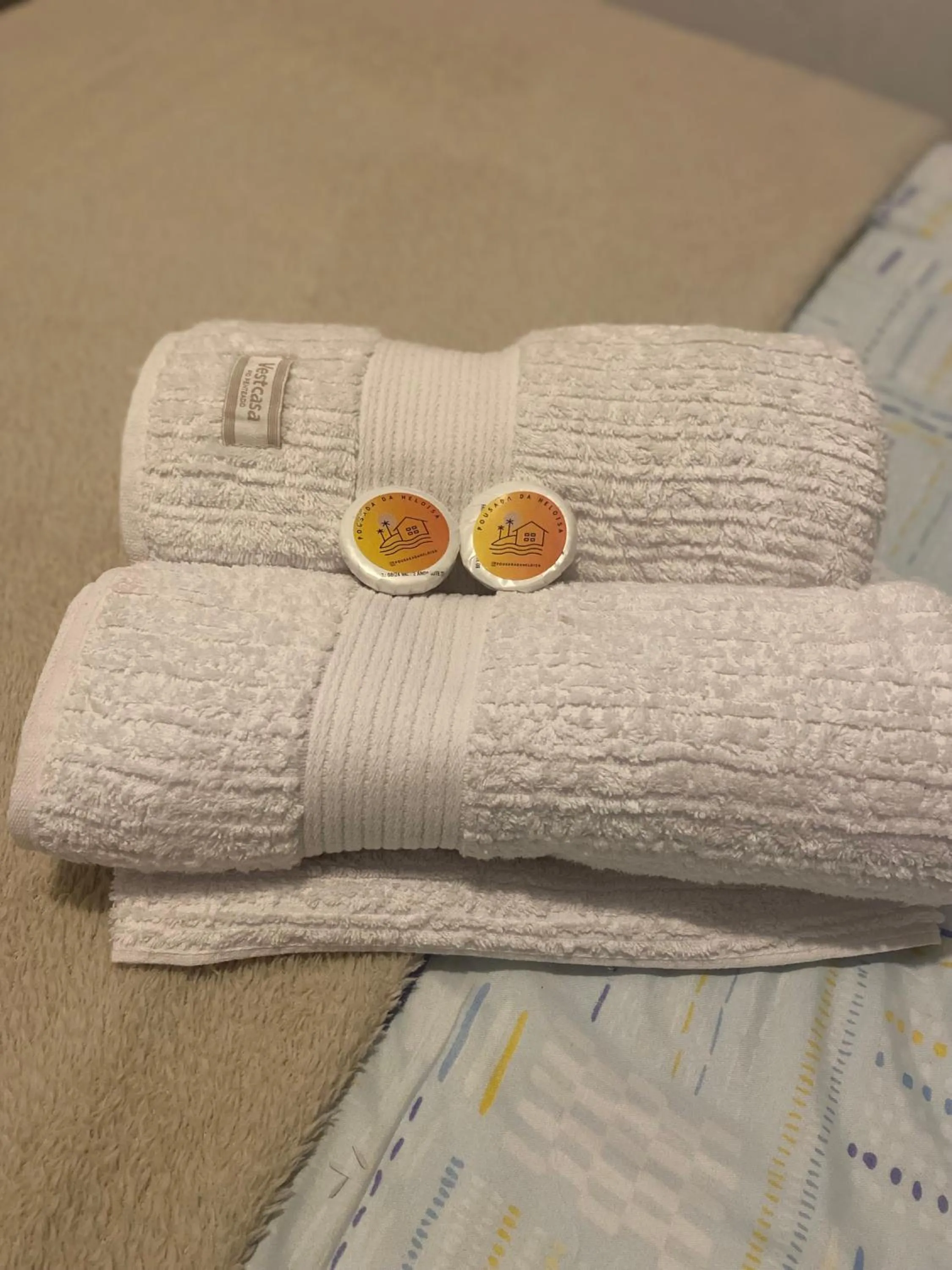 Bed in Pousada da Heloisa