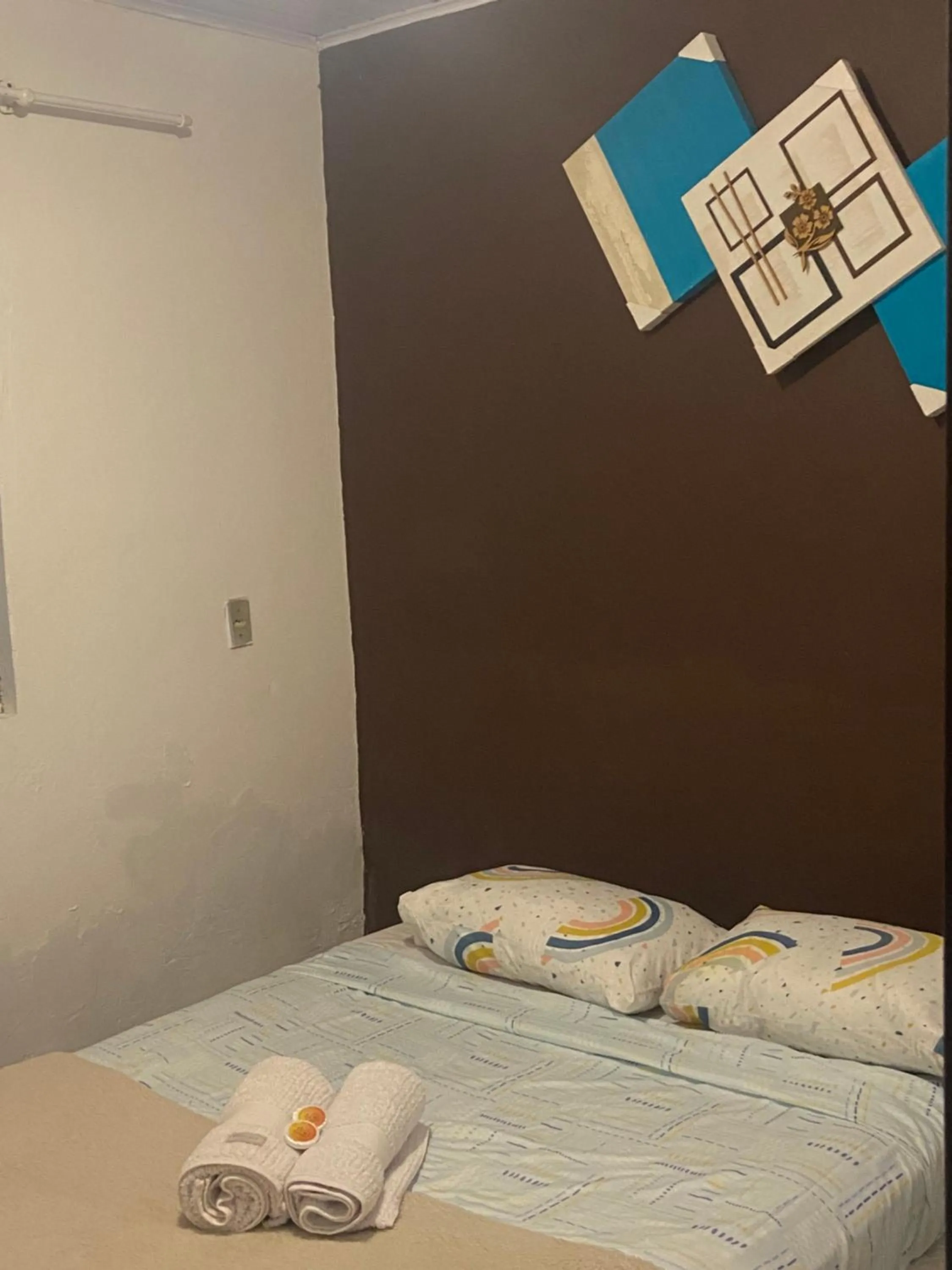 Bed in Pousada da Heloisa