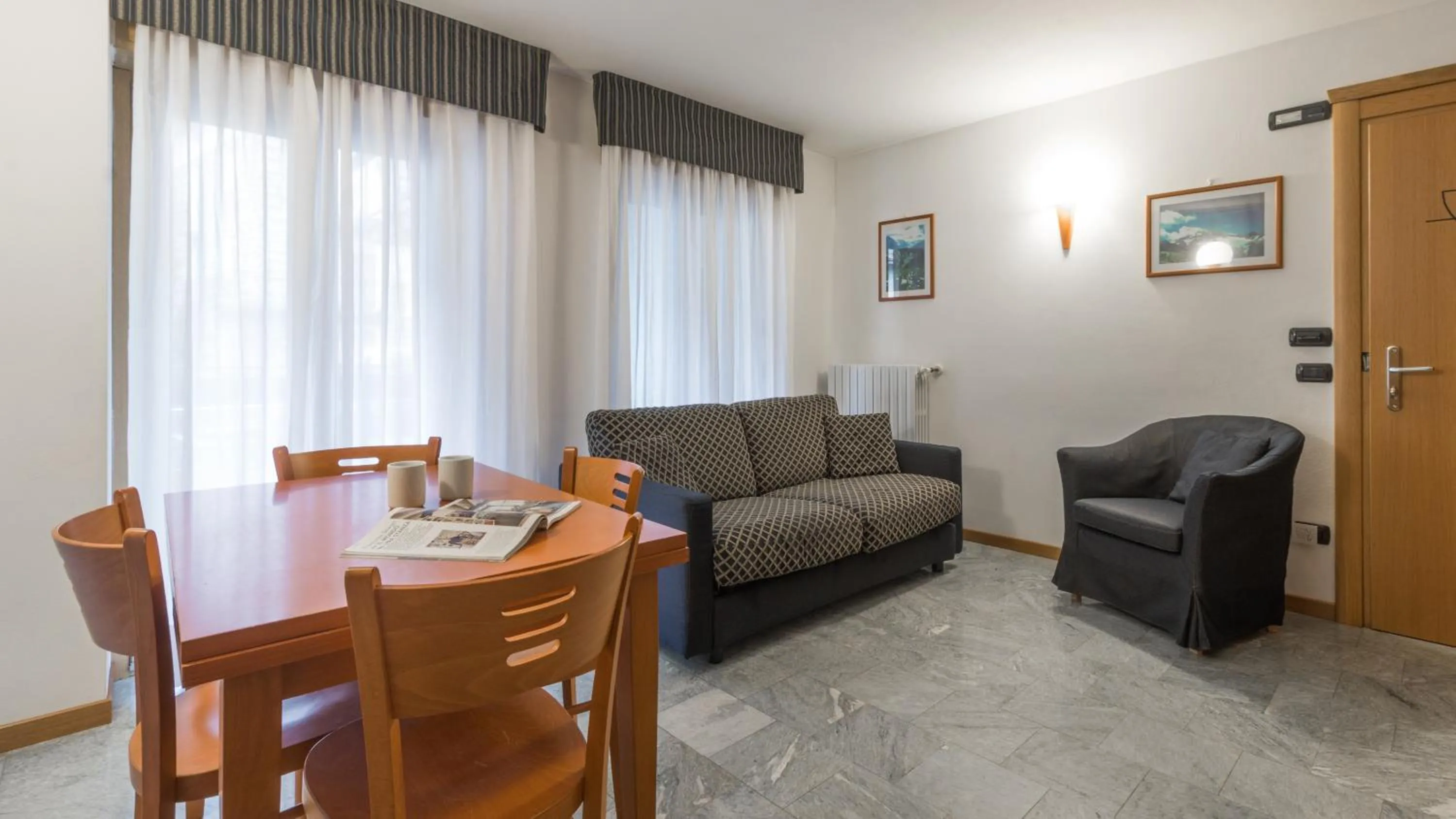 Living room in Residence Pizzo Scalino