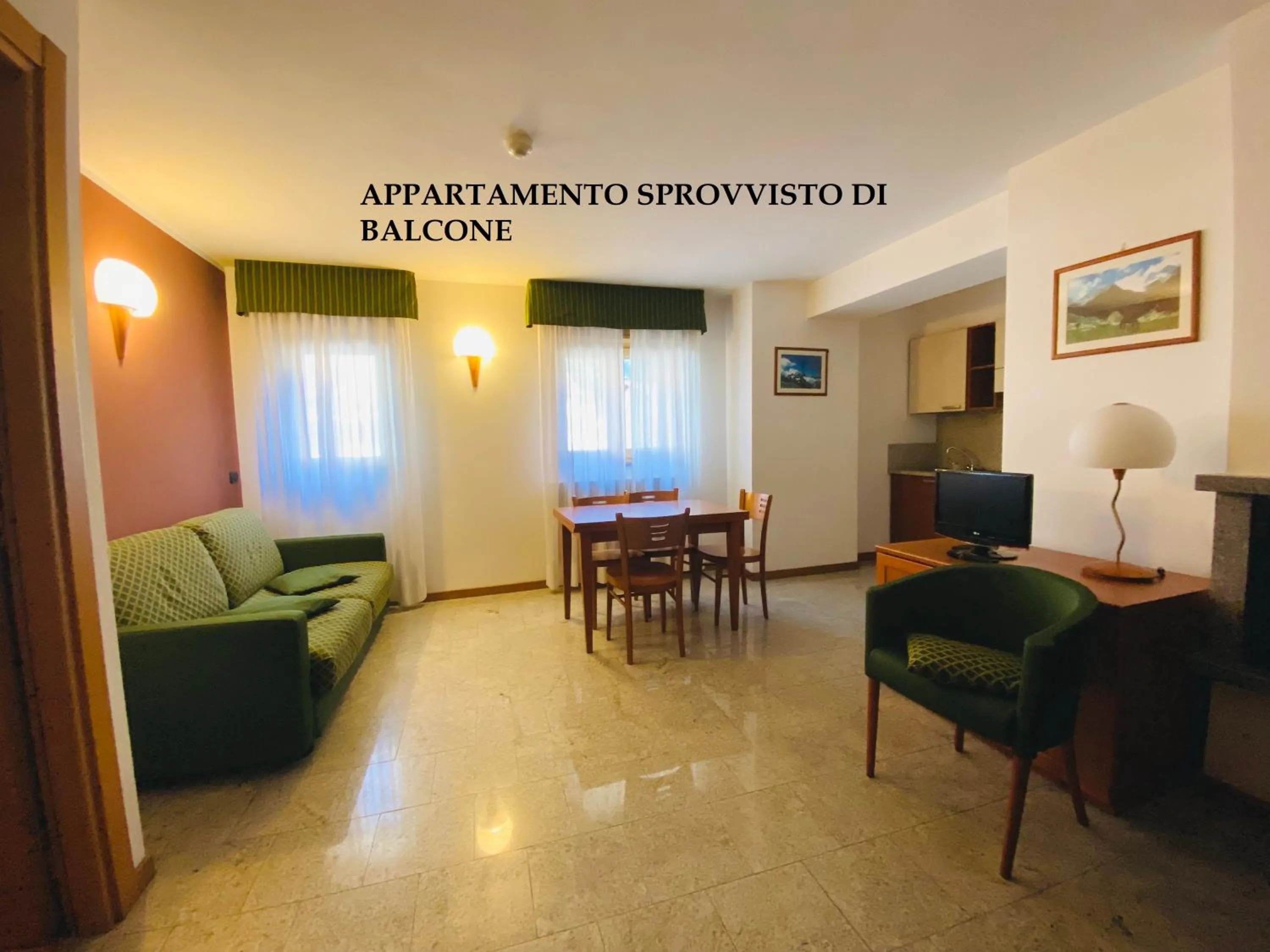 Living room in Residence Pizzo Scalino