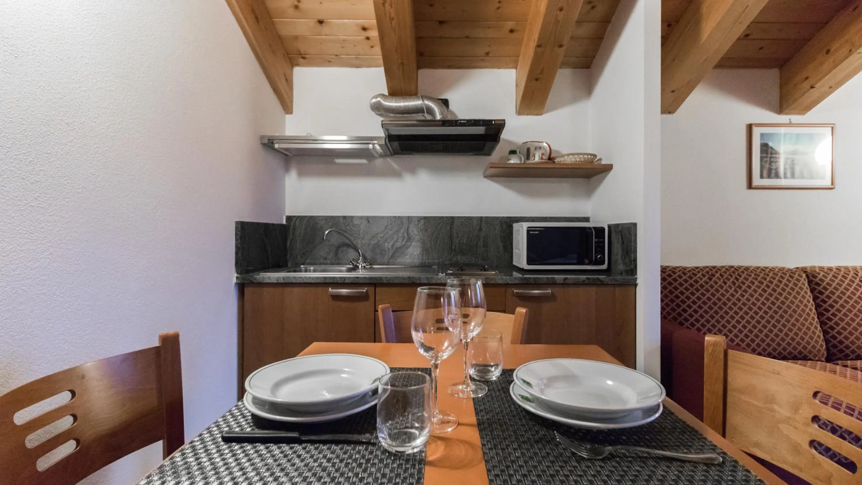 Dining area in Residence Pizzo Scalino