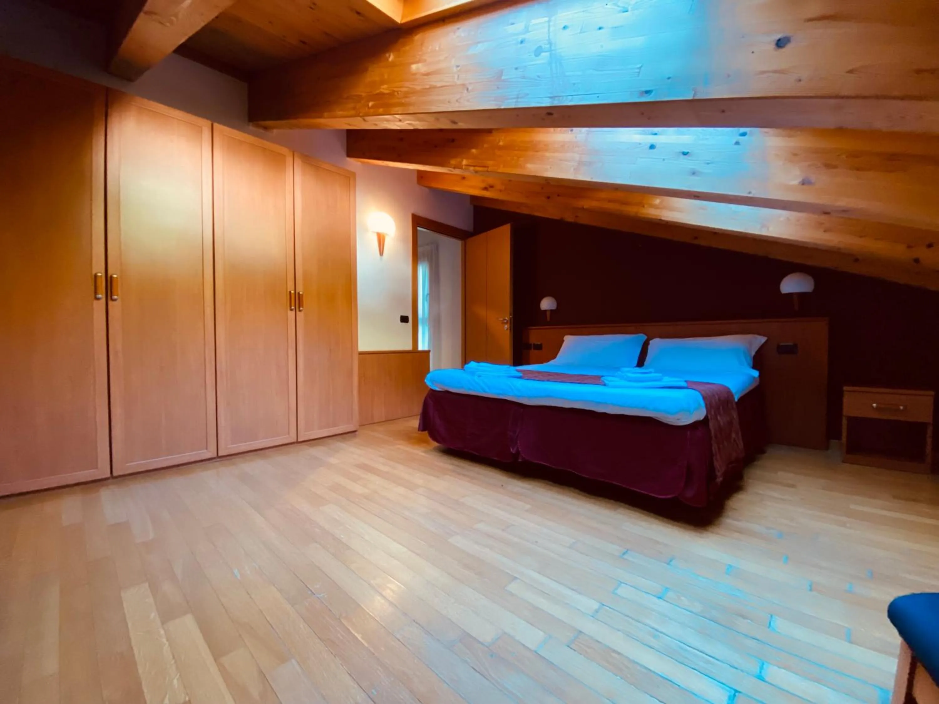 Bedroom, Bed in Residence Pizzo Scalino