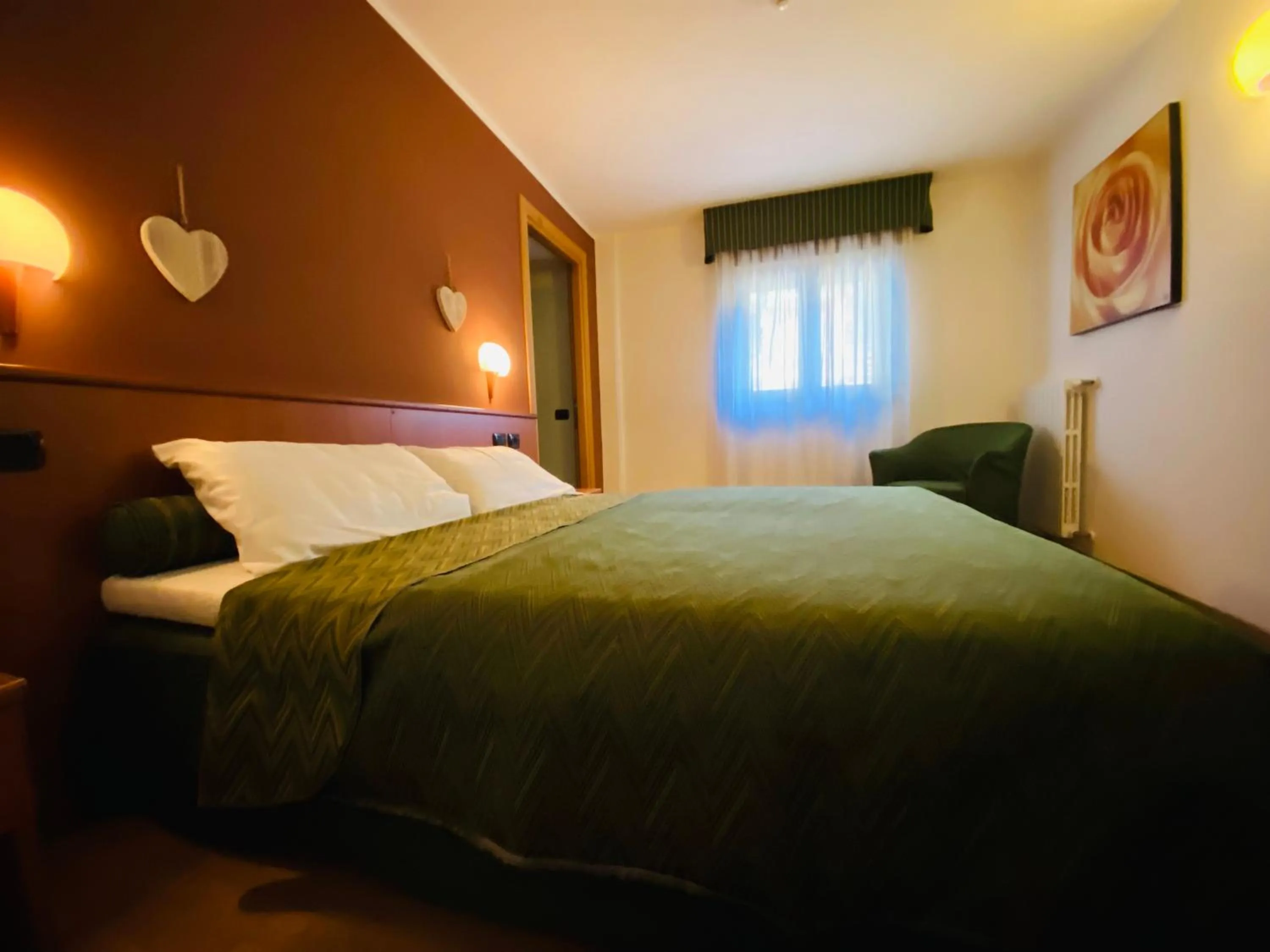 Bedroom, Bed in Residence Pizzo Scalino