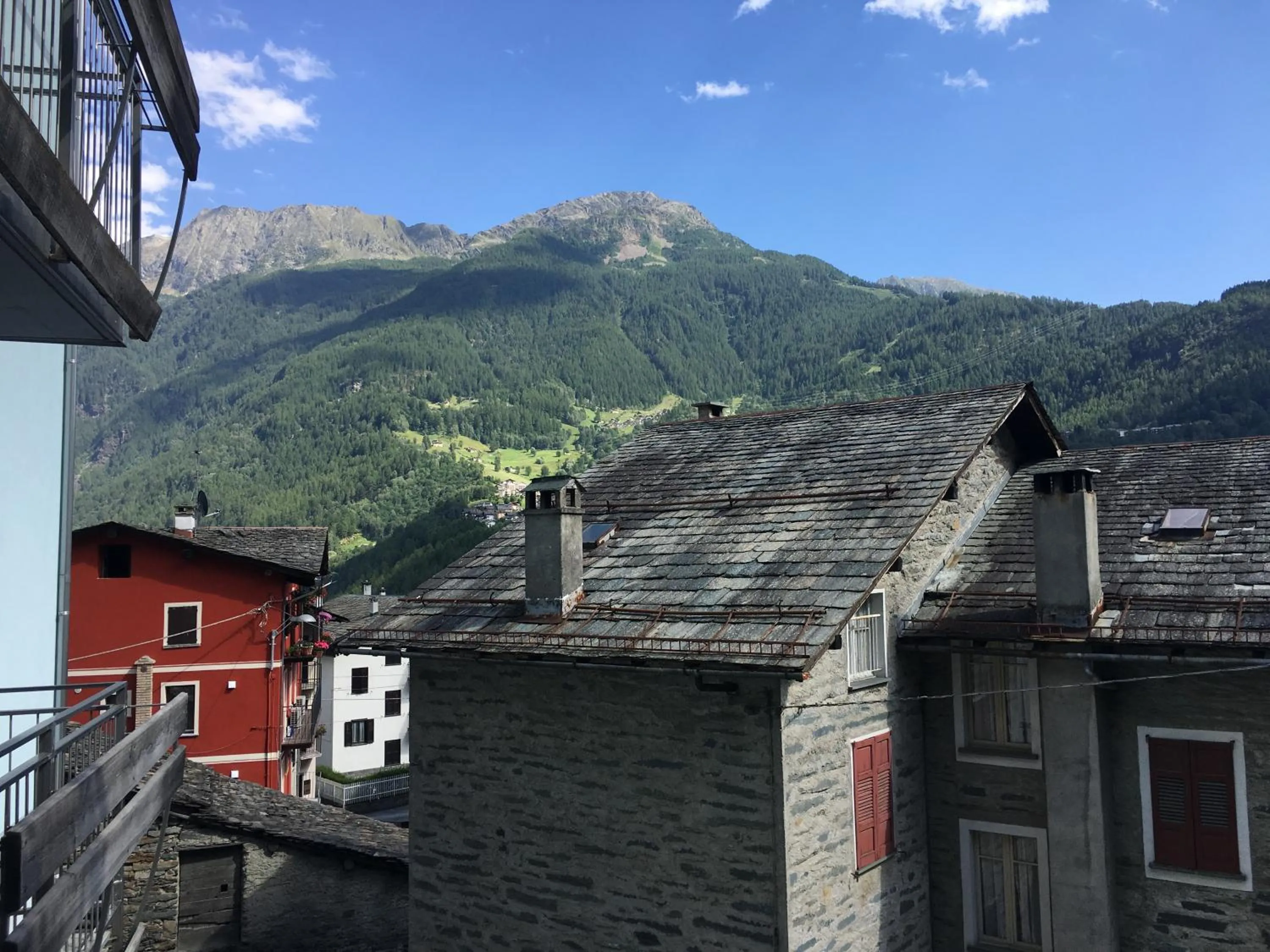 Mountain view in Residence Pizzo Scalino