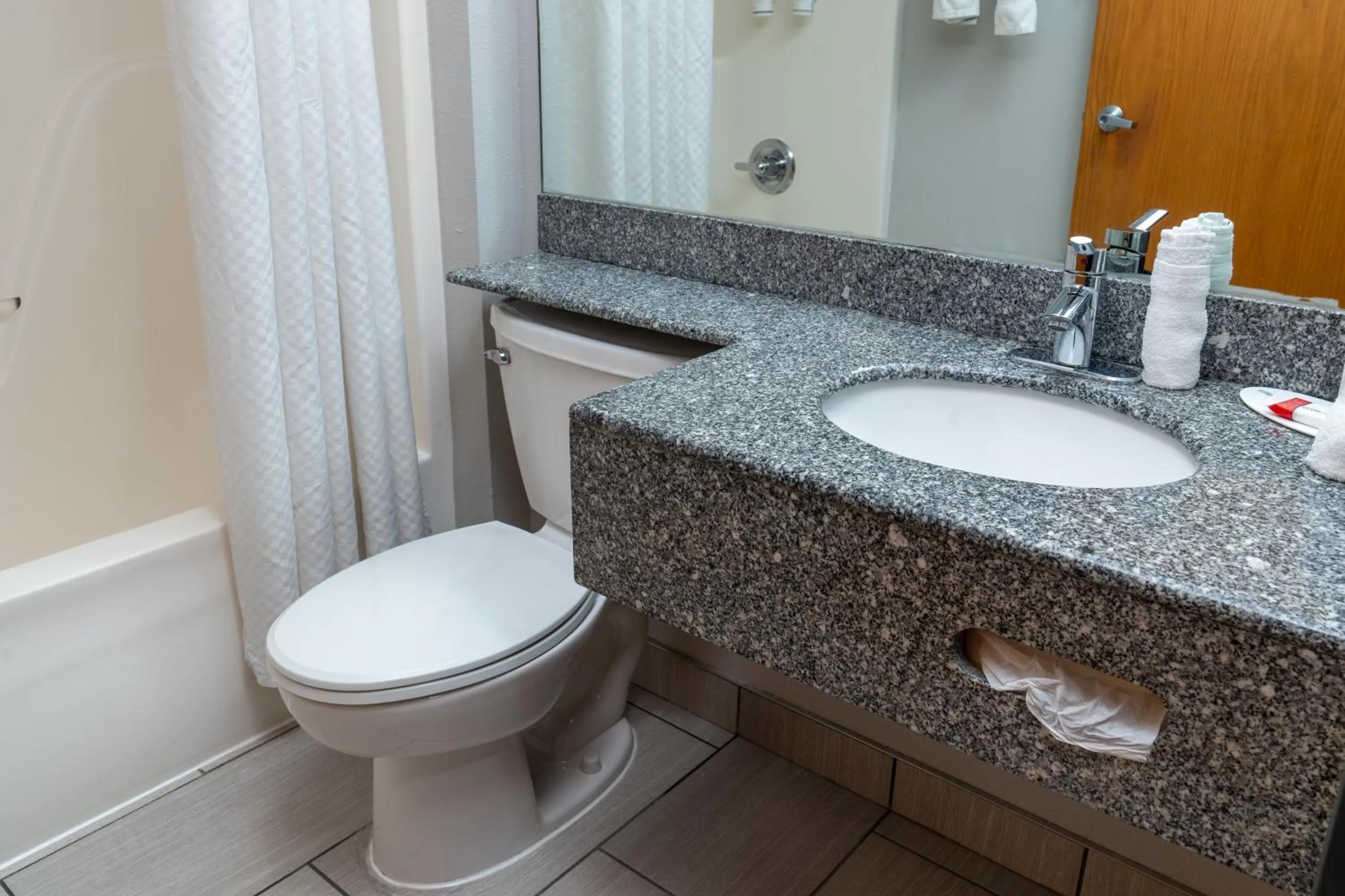 Bathroom in Microtel Inn & Suites by Wyndham Pigeon Forge