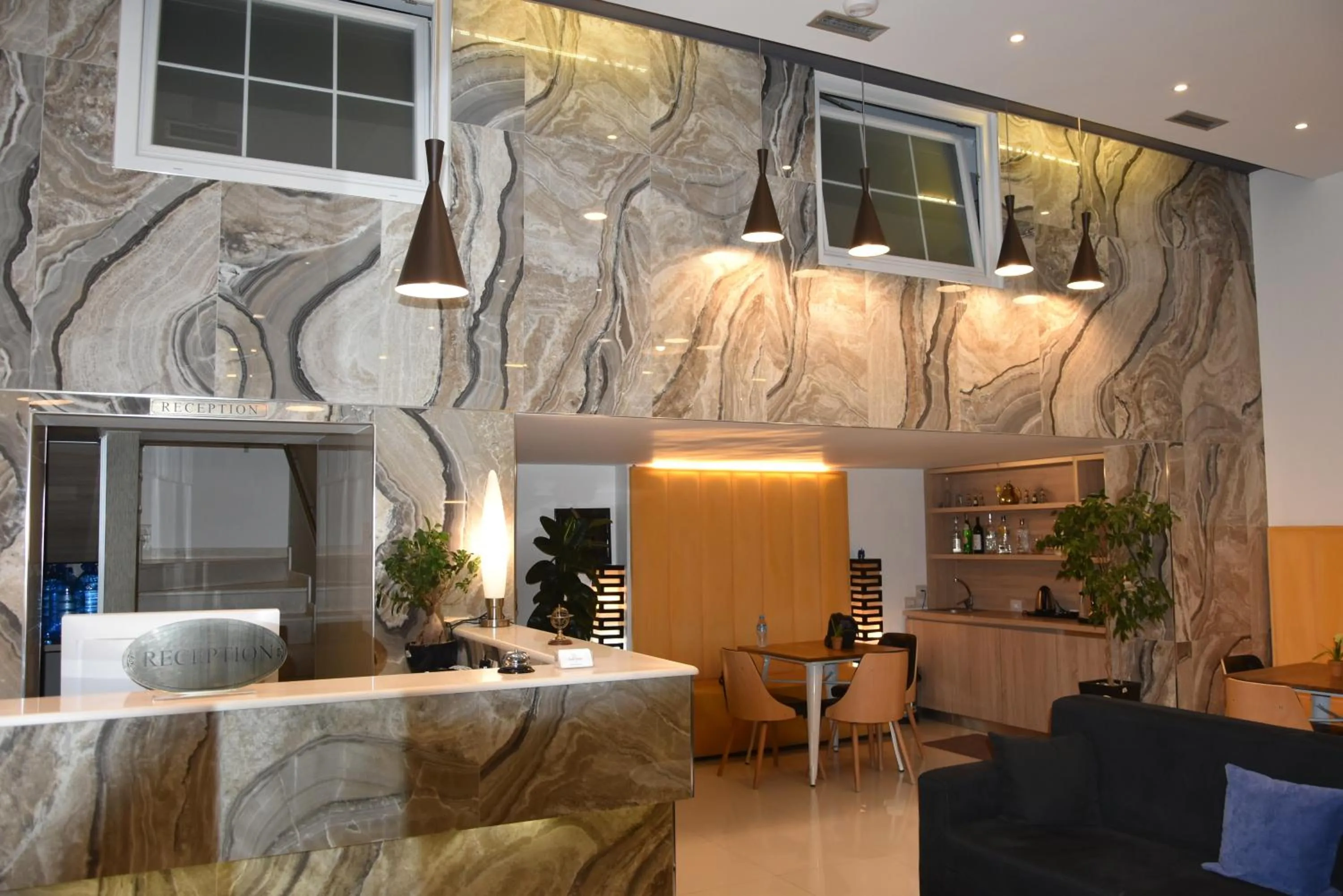 Lobby or reception in Park Hotel Tirana